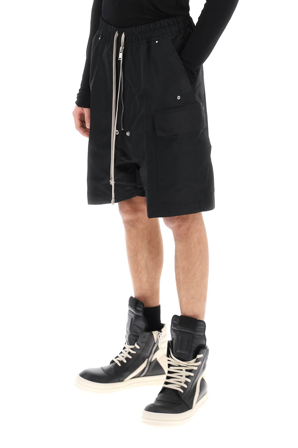 Rick Owens Rick owens cargo shorts in faille