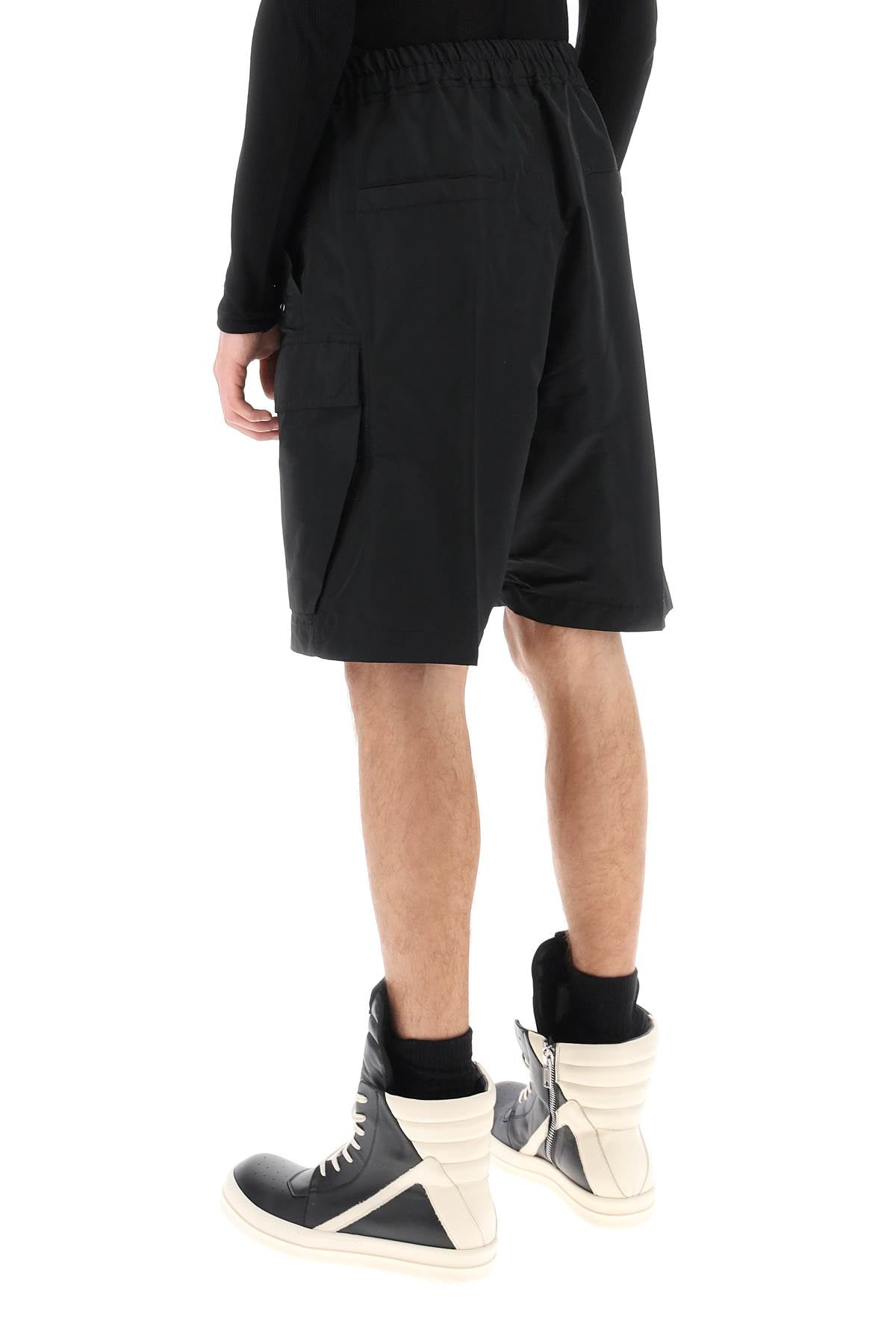 Rick Owens Rick owens cargo shorts in faille