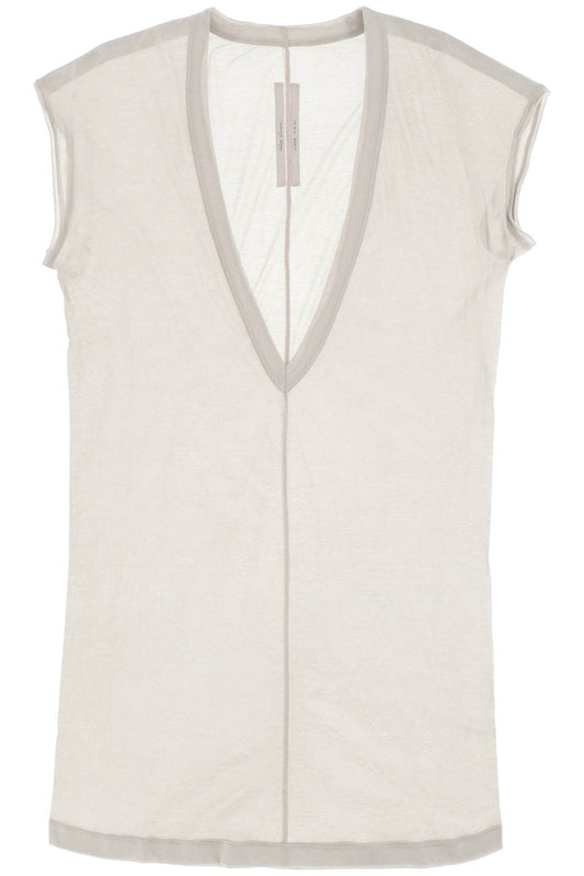 Rick Owens Rick owens 'dylan' maxi t-shirt with v neck