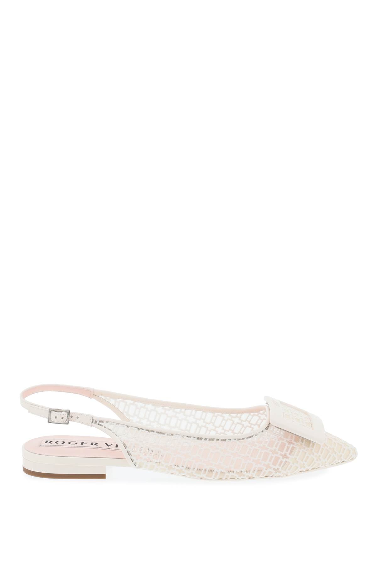 Roger Vivier Roger vivier gommettine net slingback ballet flats