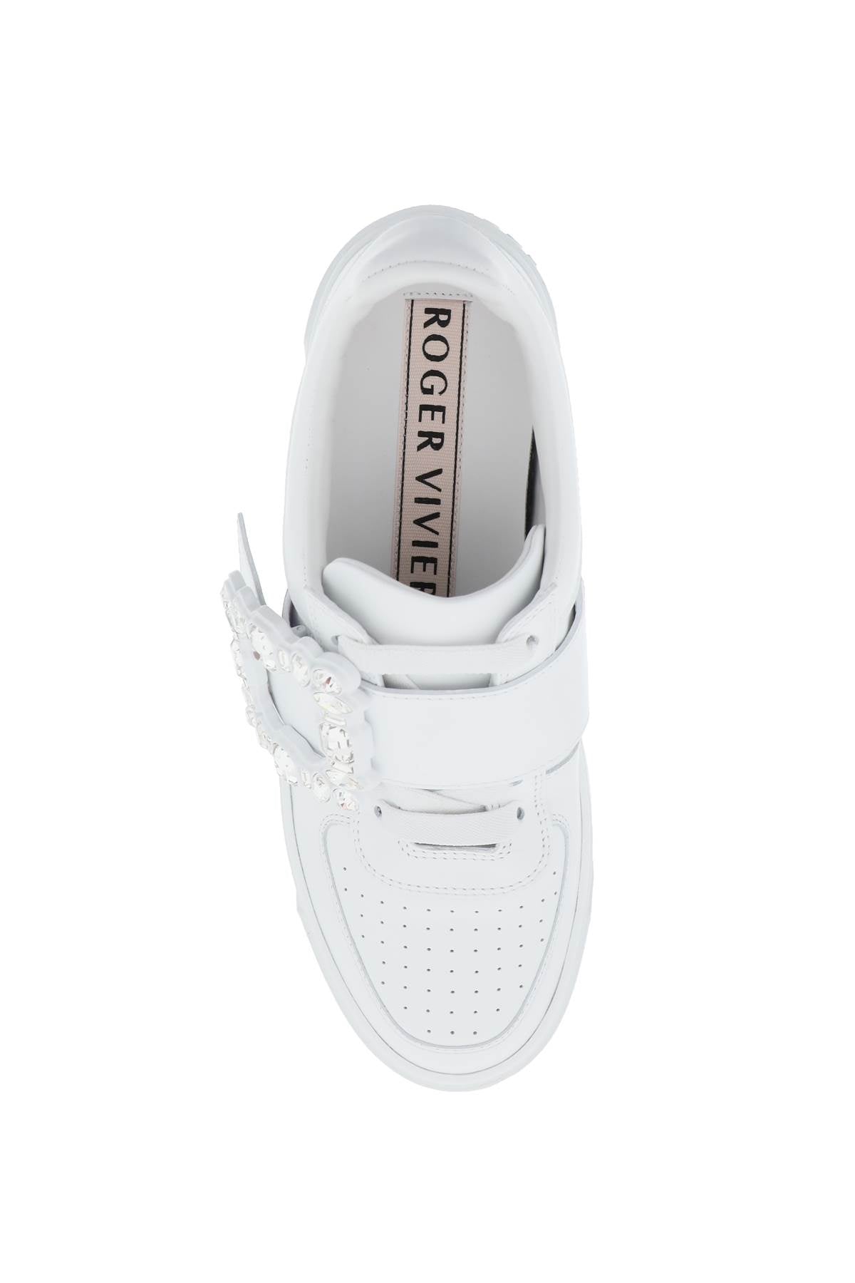 Roger Vivier Roger vivier very vivier sneakers with strass buckle