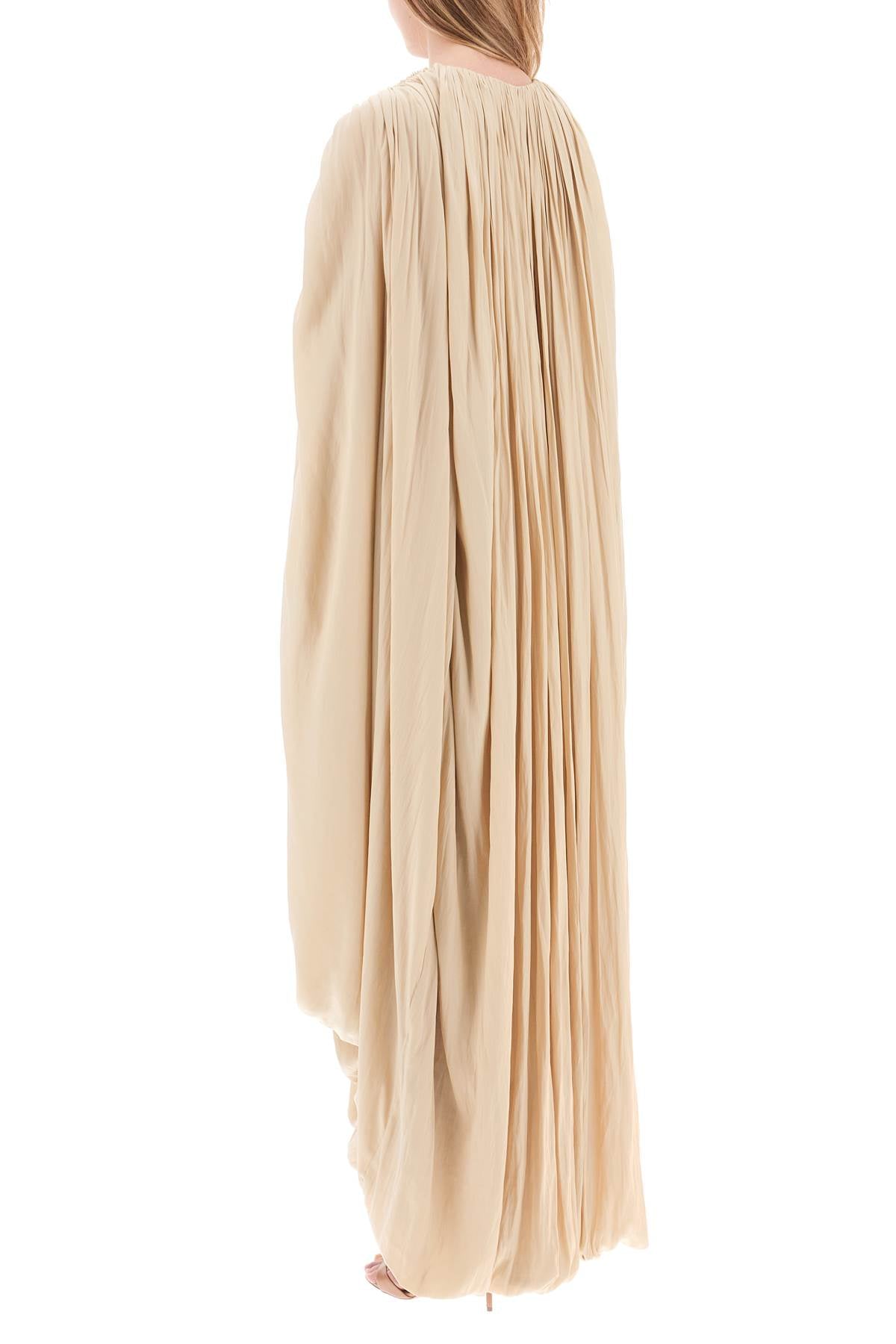 Lanvin Lanvin charmeuse draped maxi dress