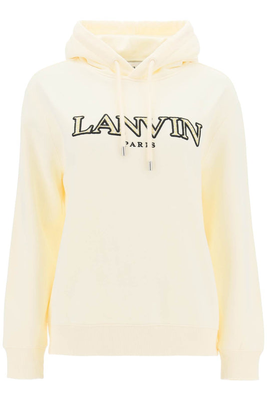 Lanvin Lanvin curb logo hoodie