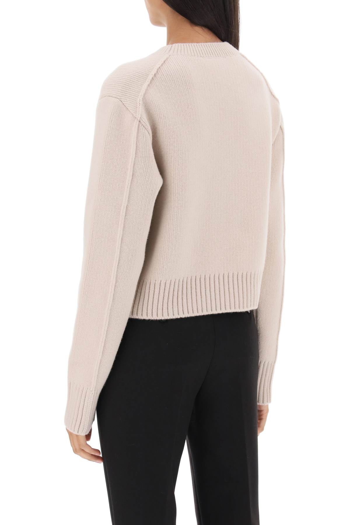 Lanvin cropped wool and cashmere sweater