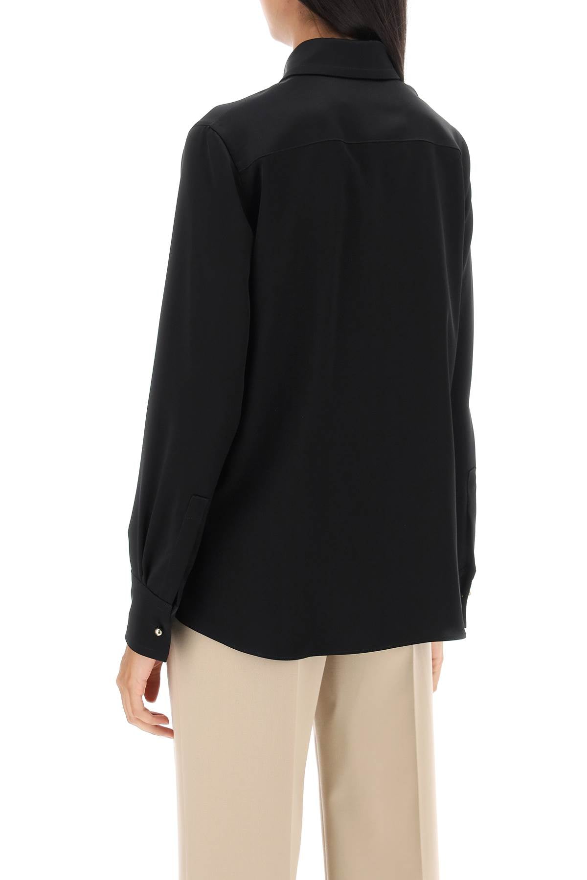 Lanvin satin pocket shirt