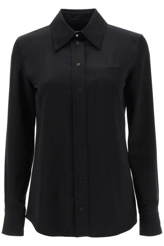 Lanvin satin pocket shirt