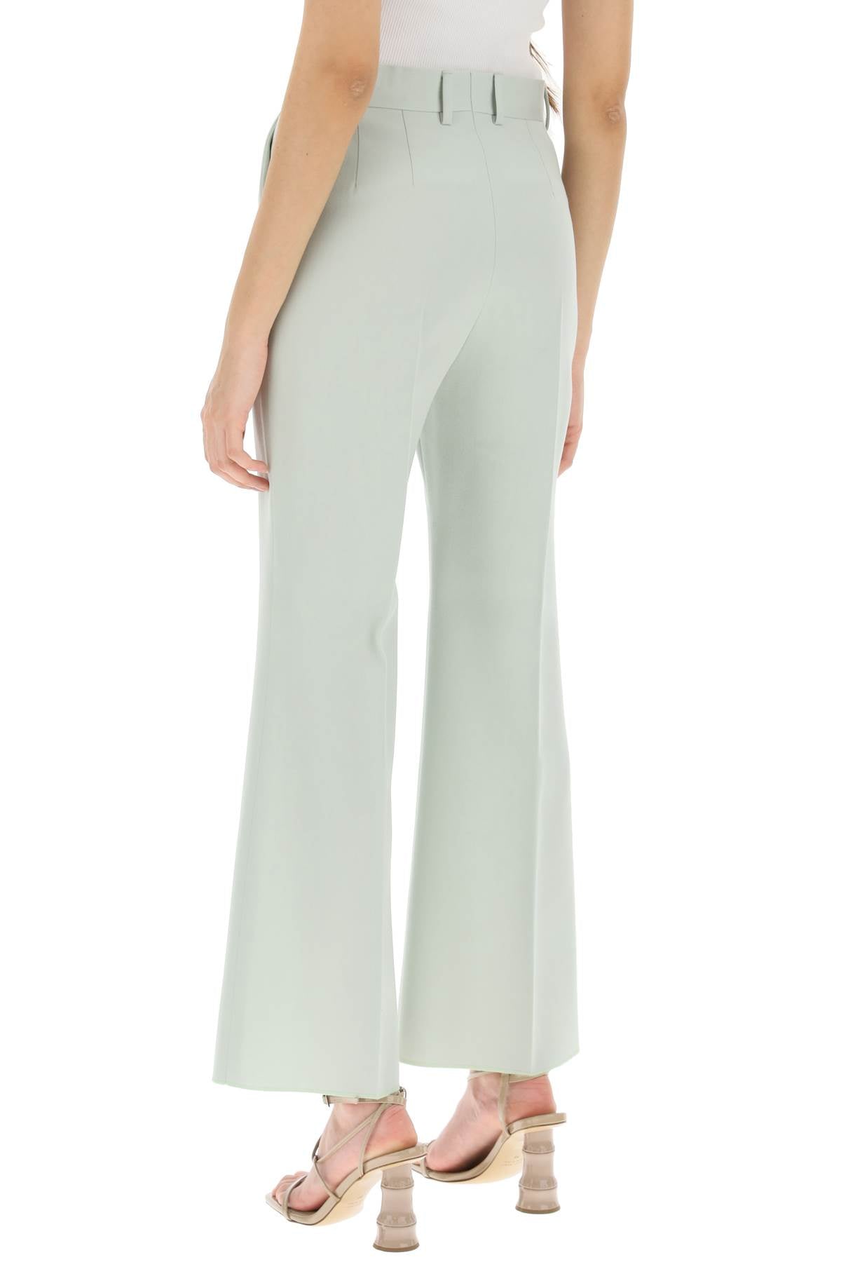 Lanvin Lanvin kick flare wool trousers