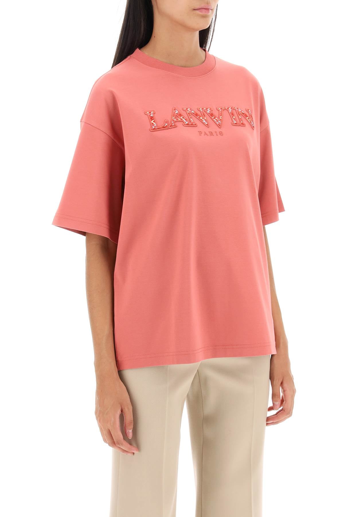 Lanvin curb logo oversized t-shirt