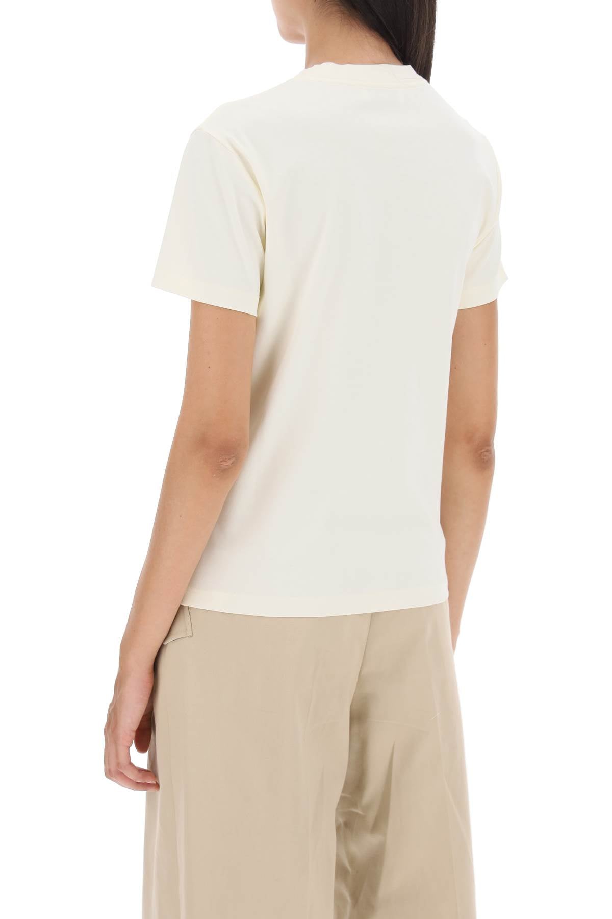 Lanvin Lanvin logo embroidered t-shirt