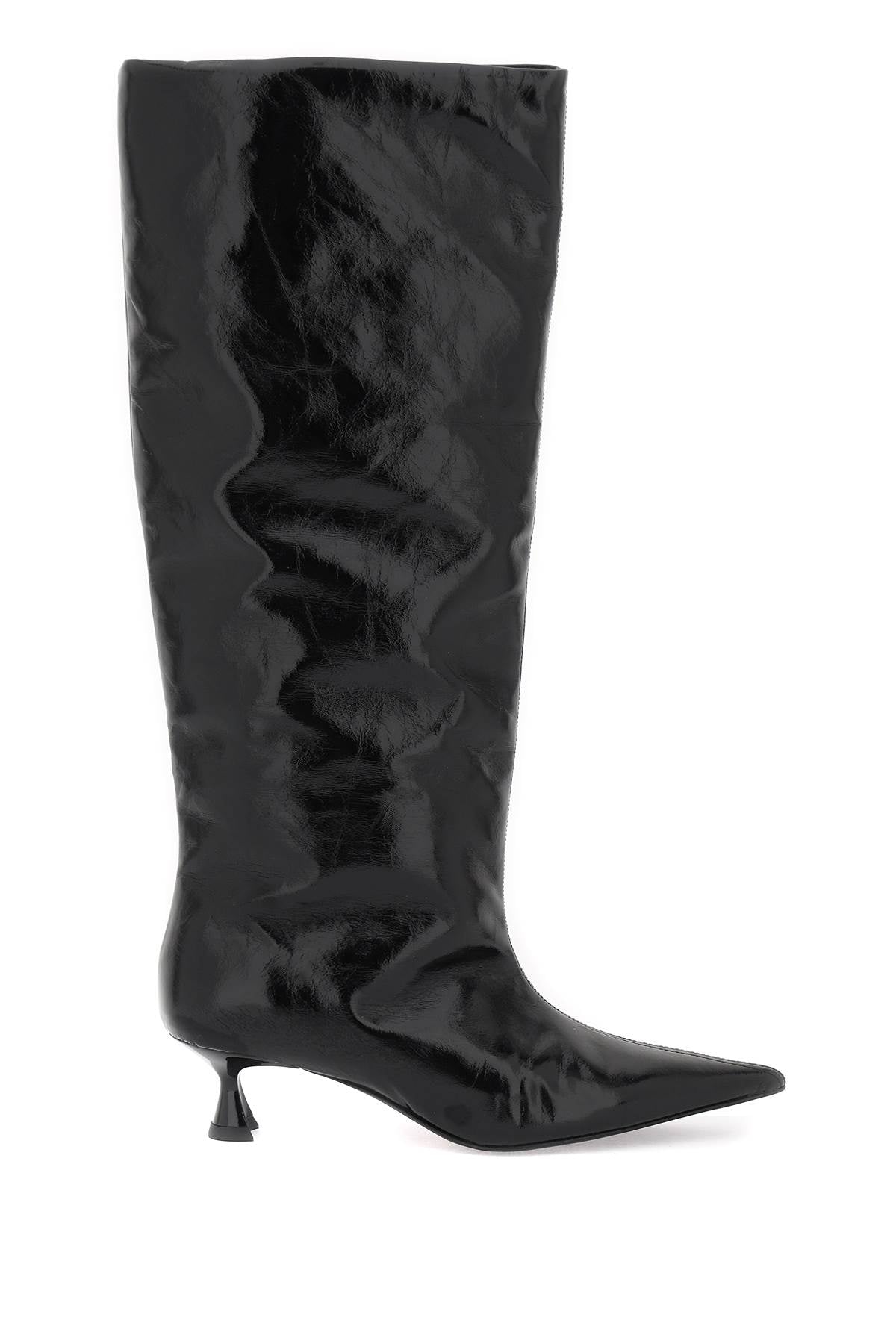 Ganni Ganni soft slouchy high boots