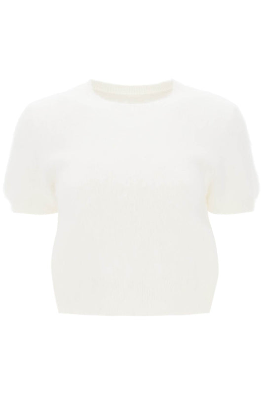 Maison Margiela Maison margiela angora wool short-sleeved top