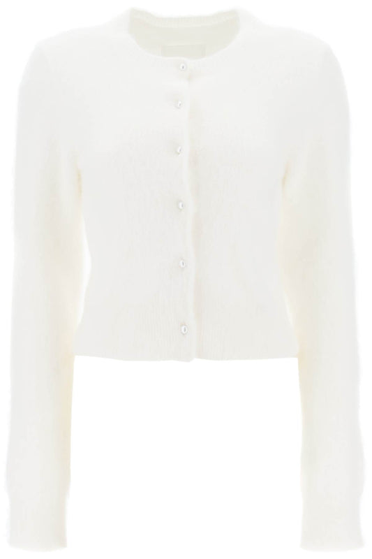 Maison Margiela Maison margiela angora crew neck cardigan