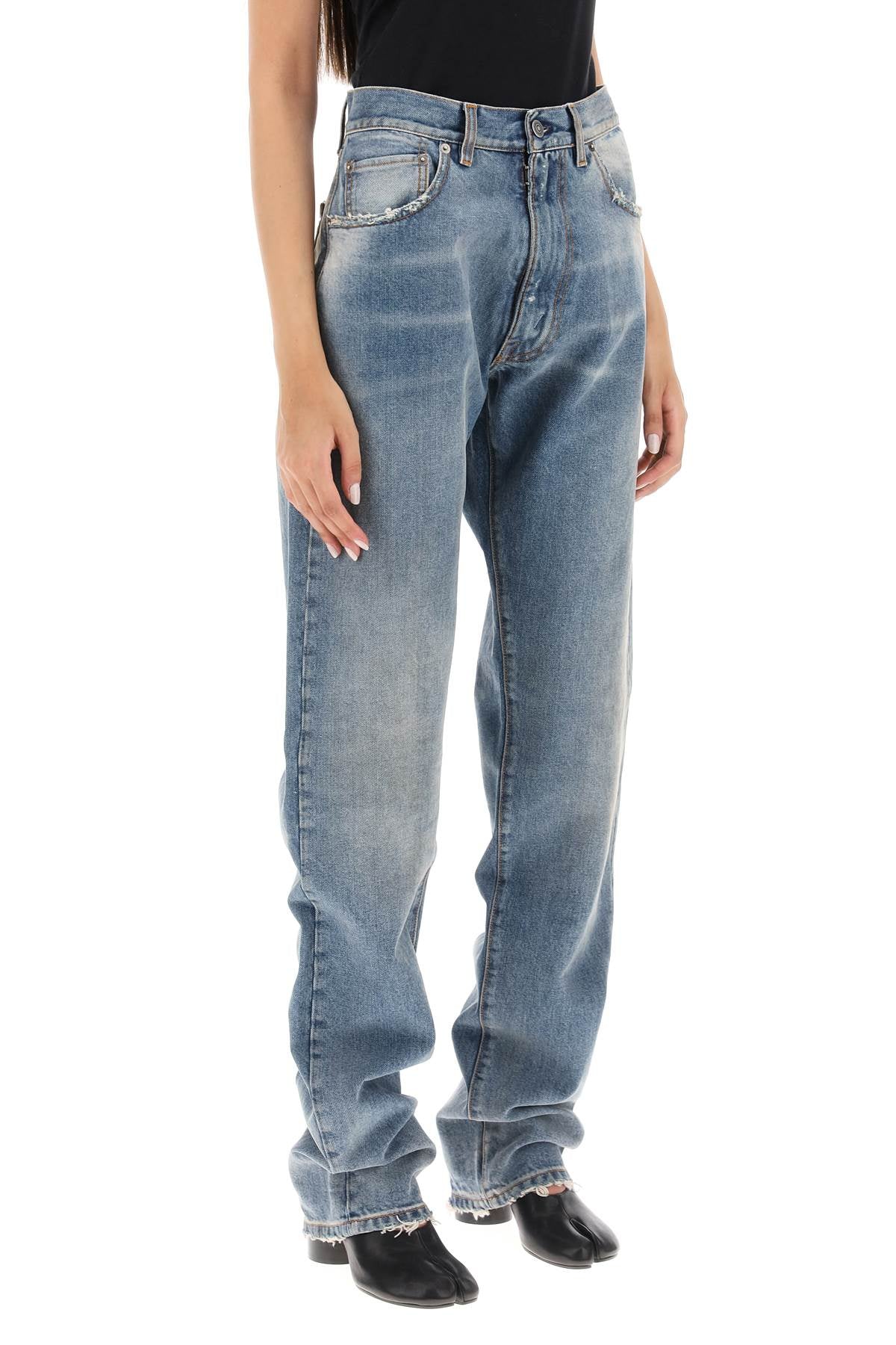 Maison Margiela Maison margiela loose jeans with straight cut