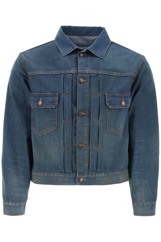 Maison Margiela Maison margiela dirty-effect denim jacket