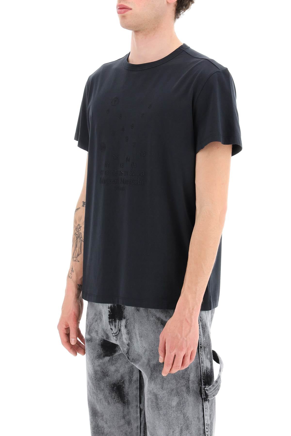 Maison Margiela Maison margiela embroidered logo t-shirt