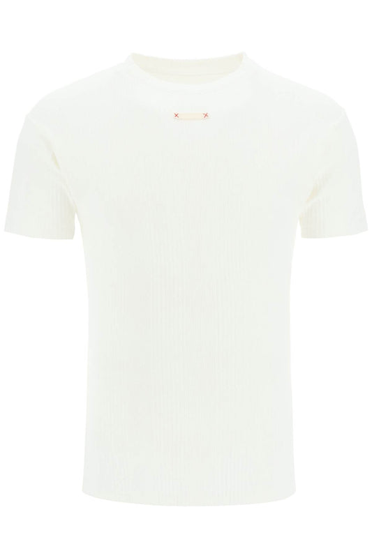 Maison Margiela Maison margiela ribbed cotton t-shirt