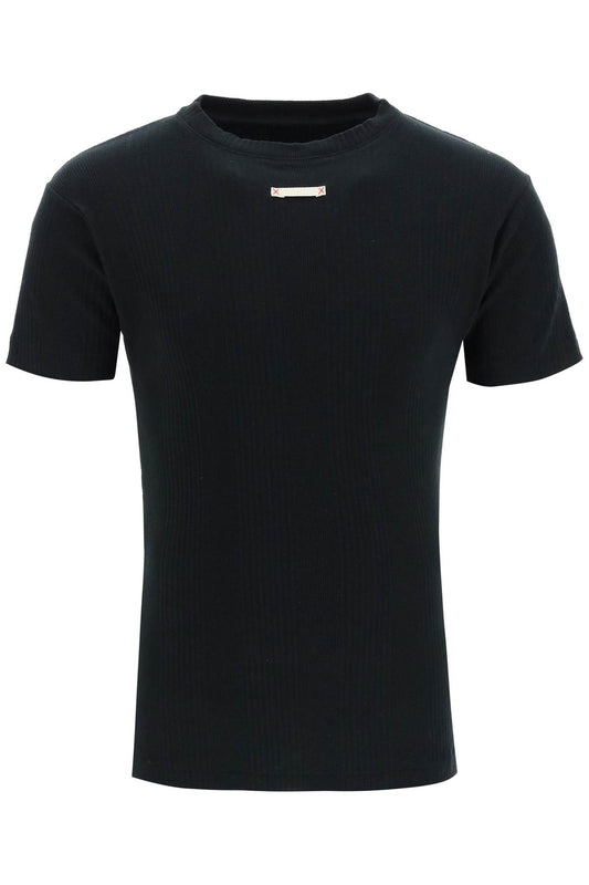 Maison Margiela Maison margiela ribbed cotton t-shirt