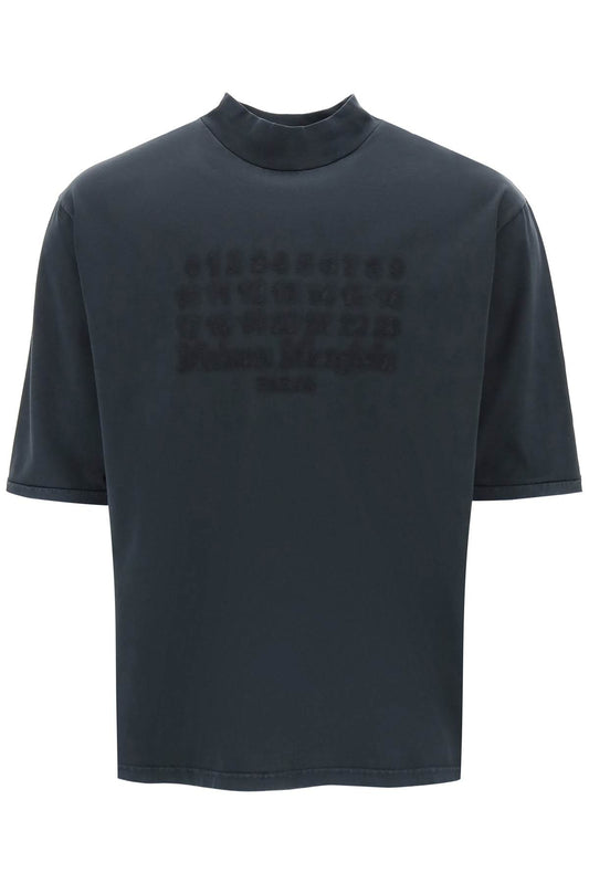 Maison Margiela Maison margiela numeric logo t-shirt with seven