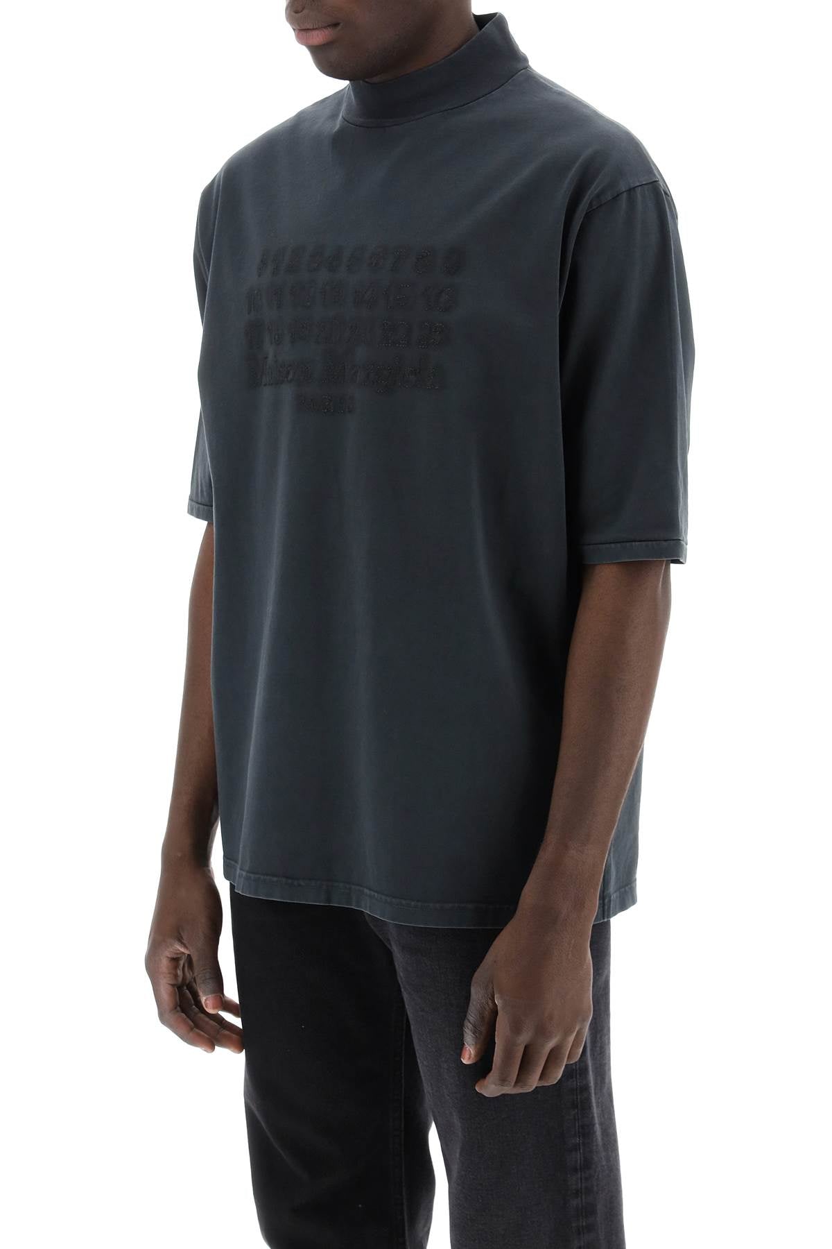 Maison Margiela Maison margiela numeric logo t-shirt with seven