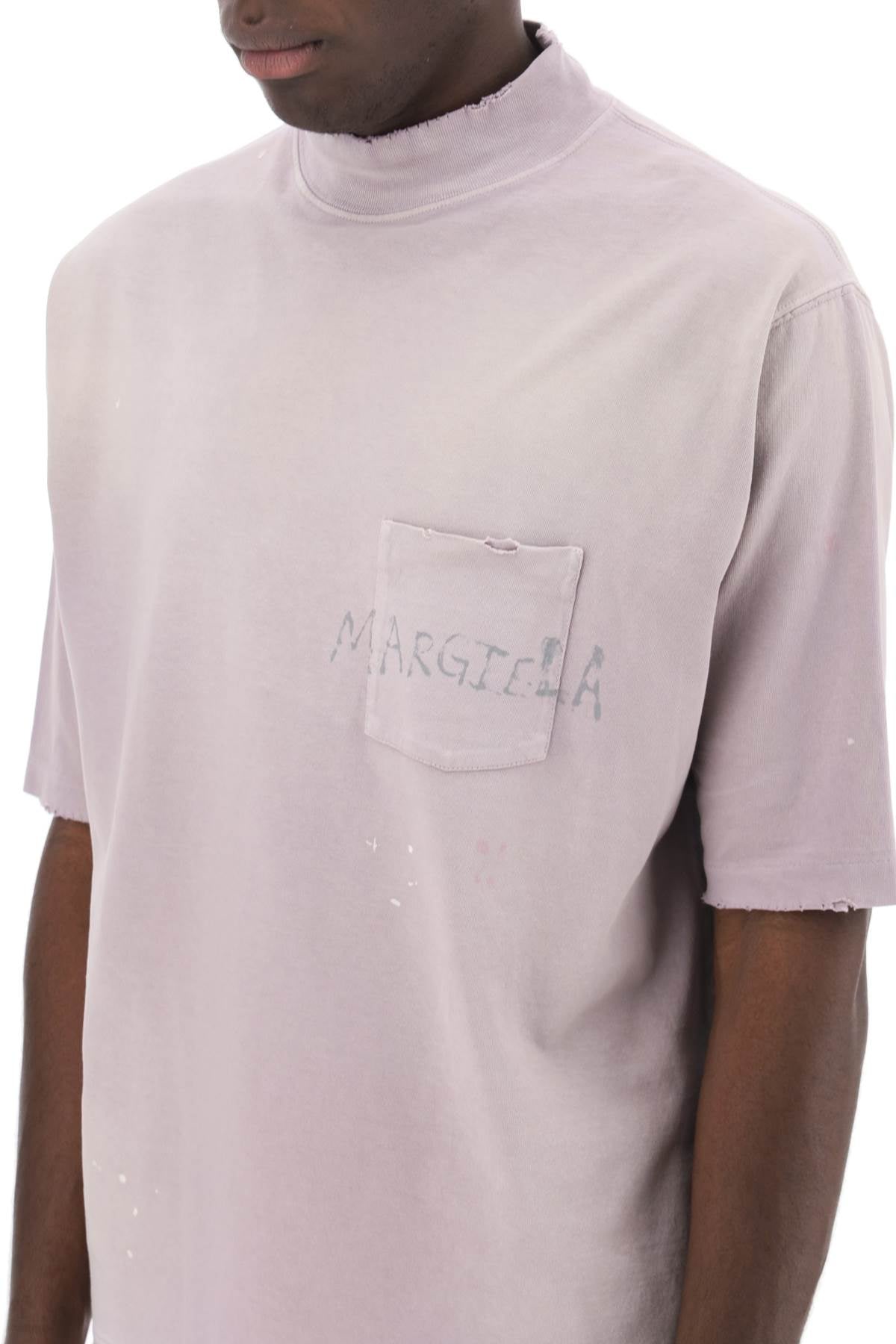 Maison Margiela Maison margiela t-shirt con logo scritto a mano