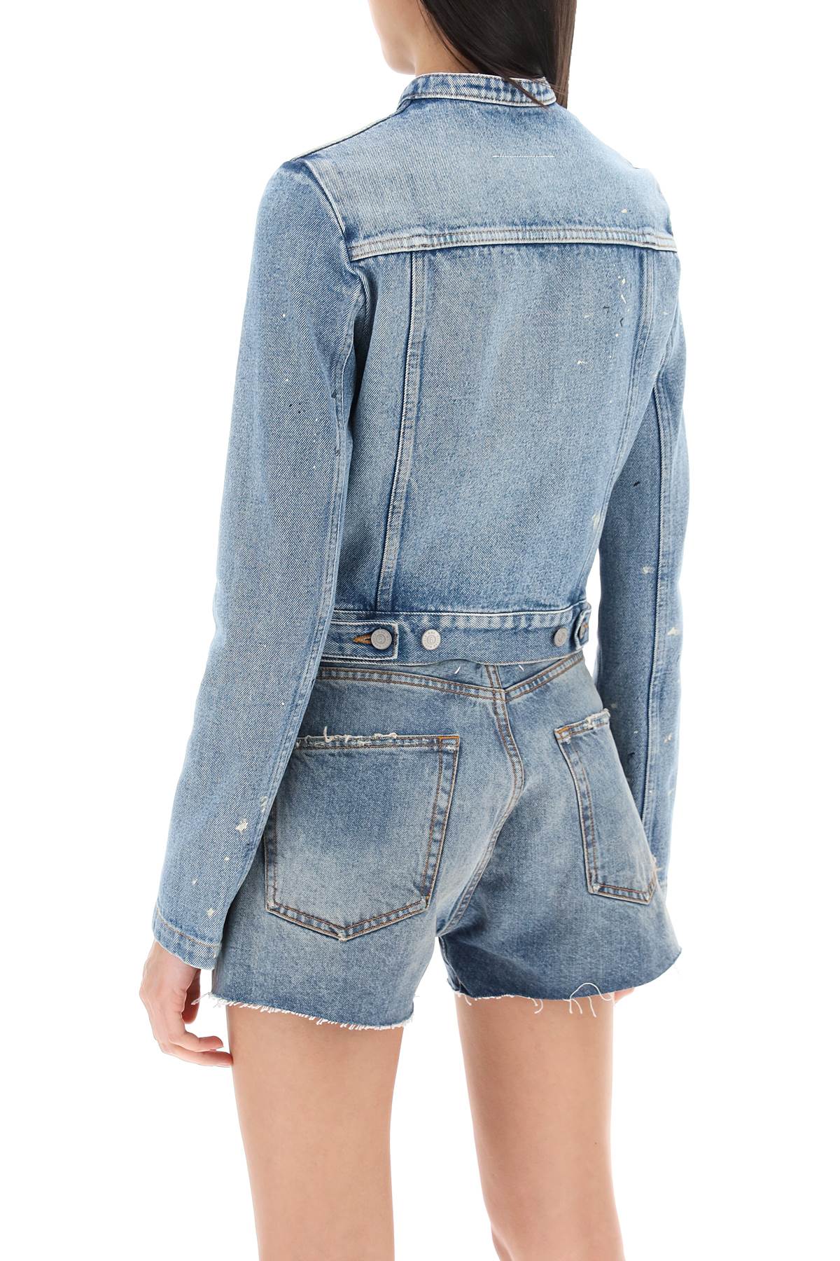 MM6 Maison Margiela Mm6 maison margiela denim crewneck jacket