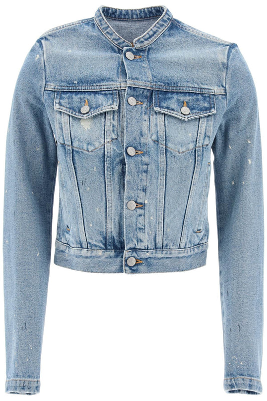 MM6 Maison Margiela Mm6 maison margiela denim crewneck jacket