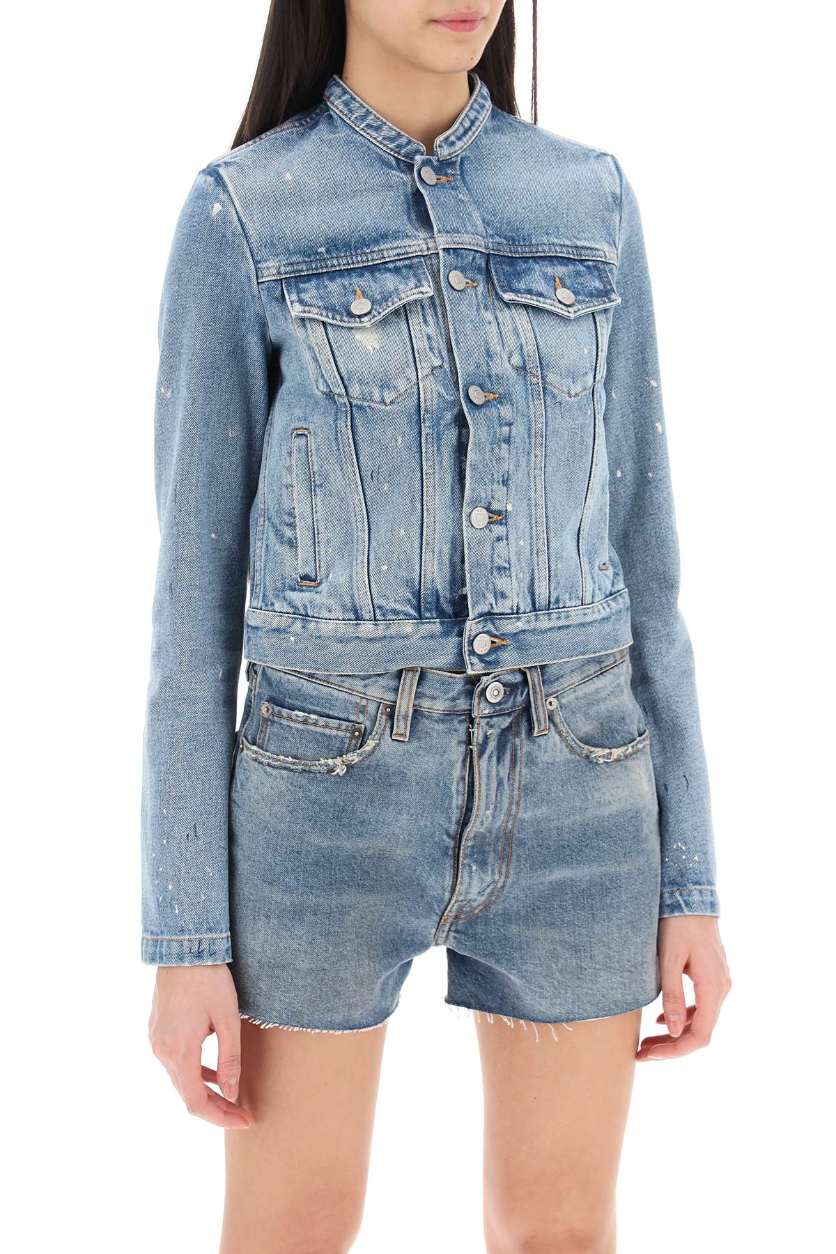 MM6 Maison Margiela Mm6 maison margiela denim crewneck jacket