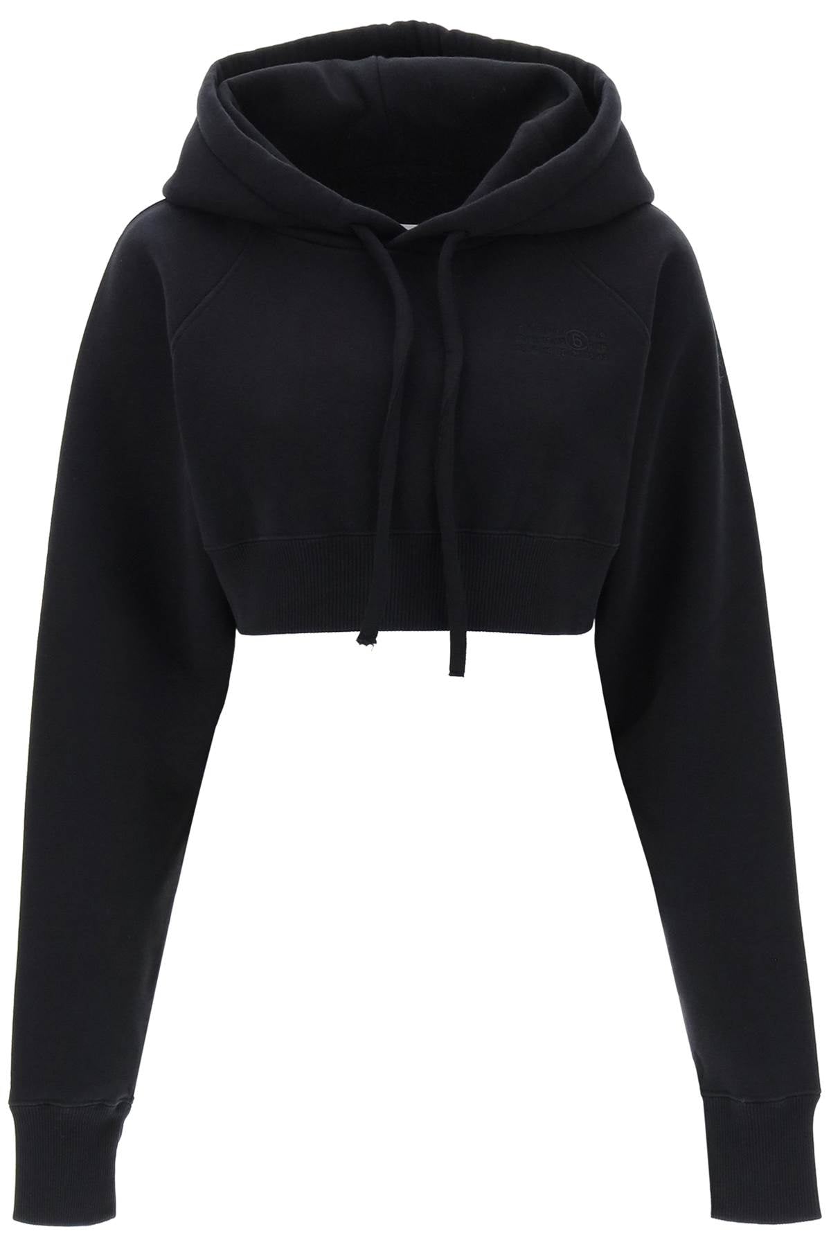 MM6 Maison Margiela Mm6 maison margiela cropped hoodie with numeric logo