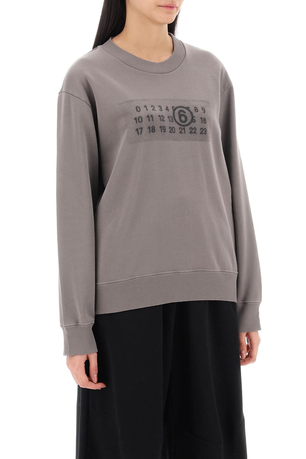 MM6 Maison Margiela Mm6 maison margiela sweatshirt with numeric logo print