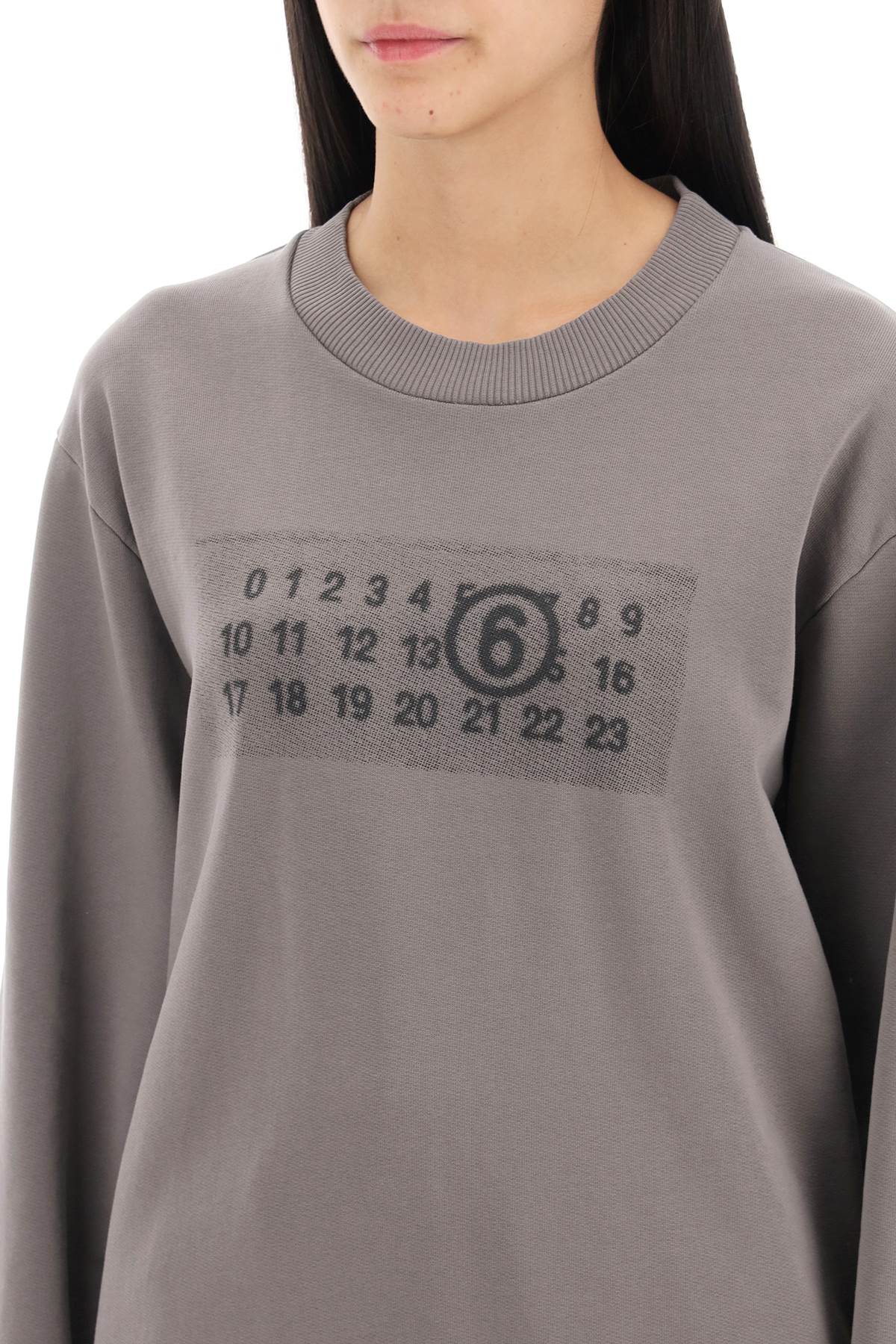 MM6 Maison Margiela Mm6 maison margiela sweatshirt with numeric logo print