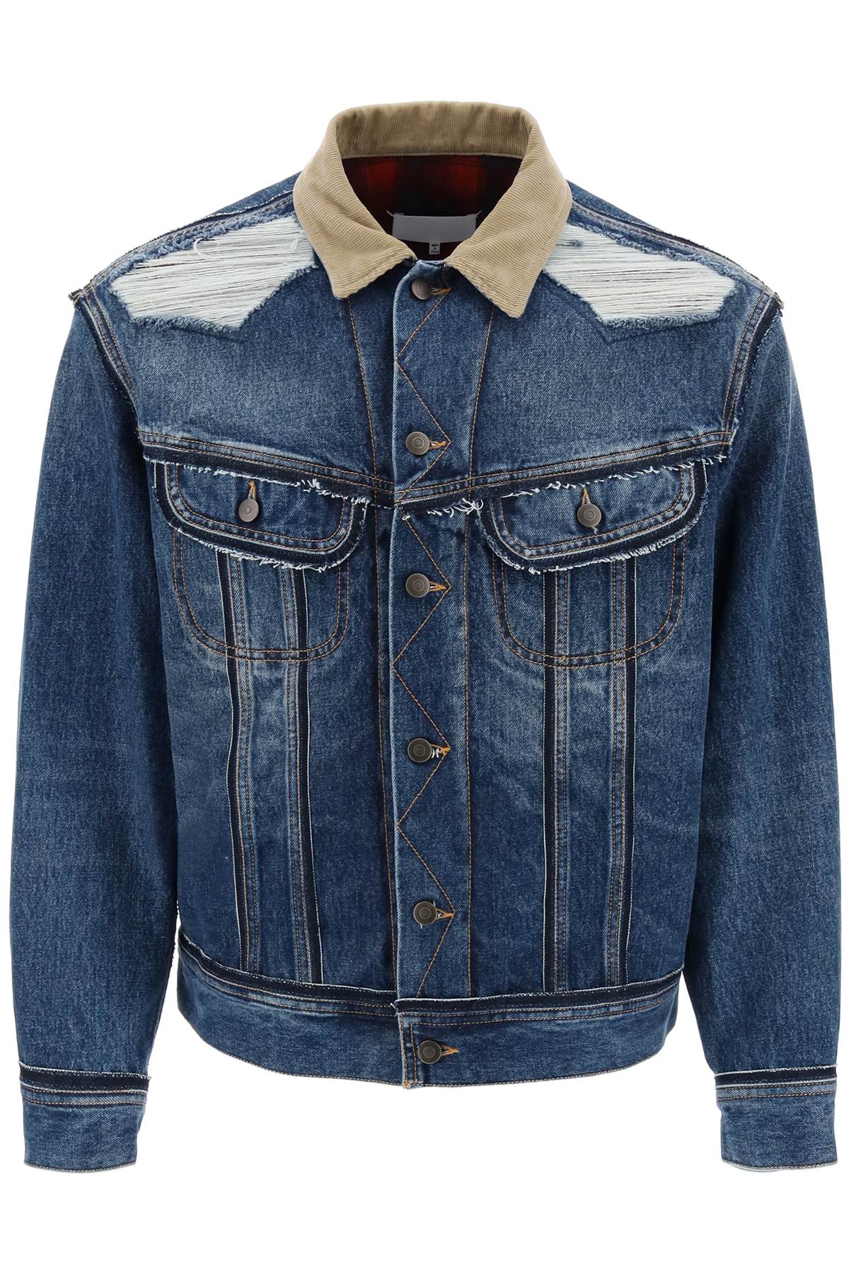 Maison Margiela Maison margiela décortiqué denim jacket