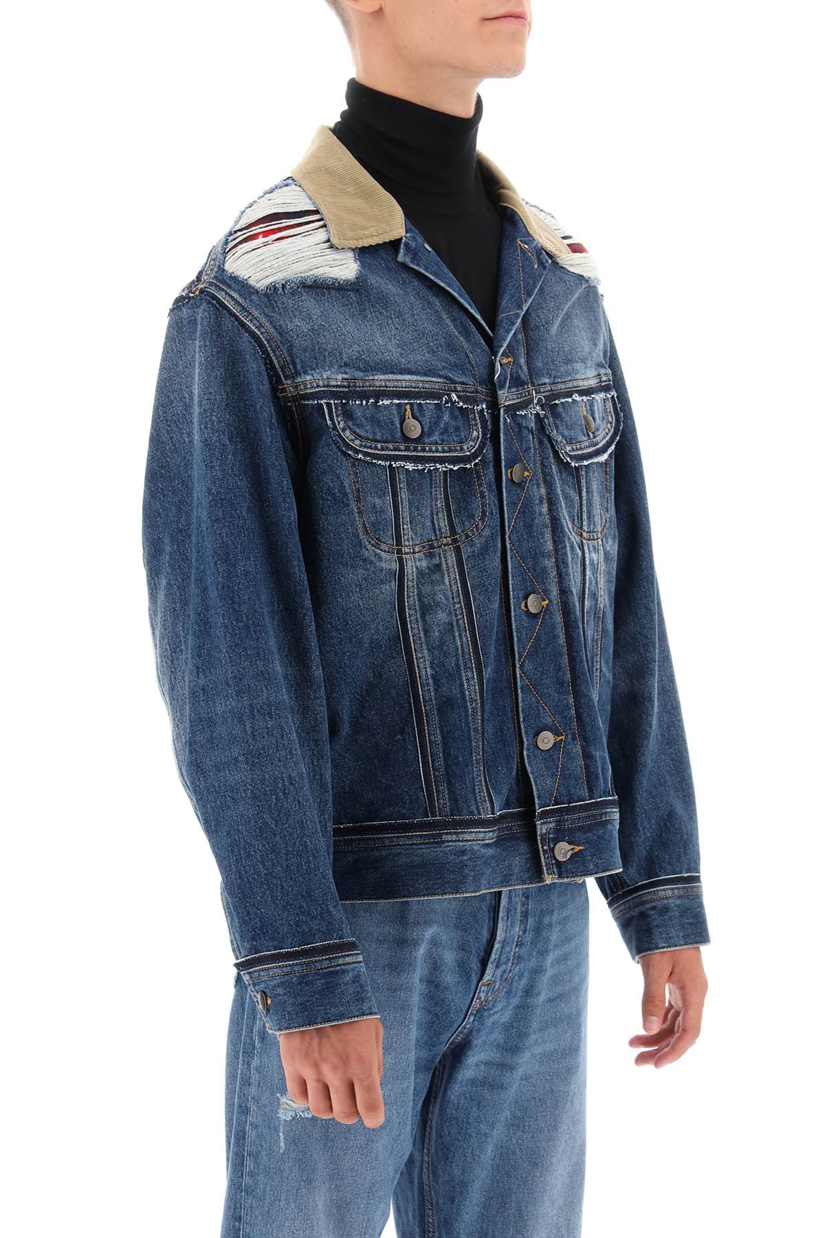 Maison Margiela Maison margiela décortiqué denim jacket