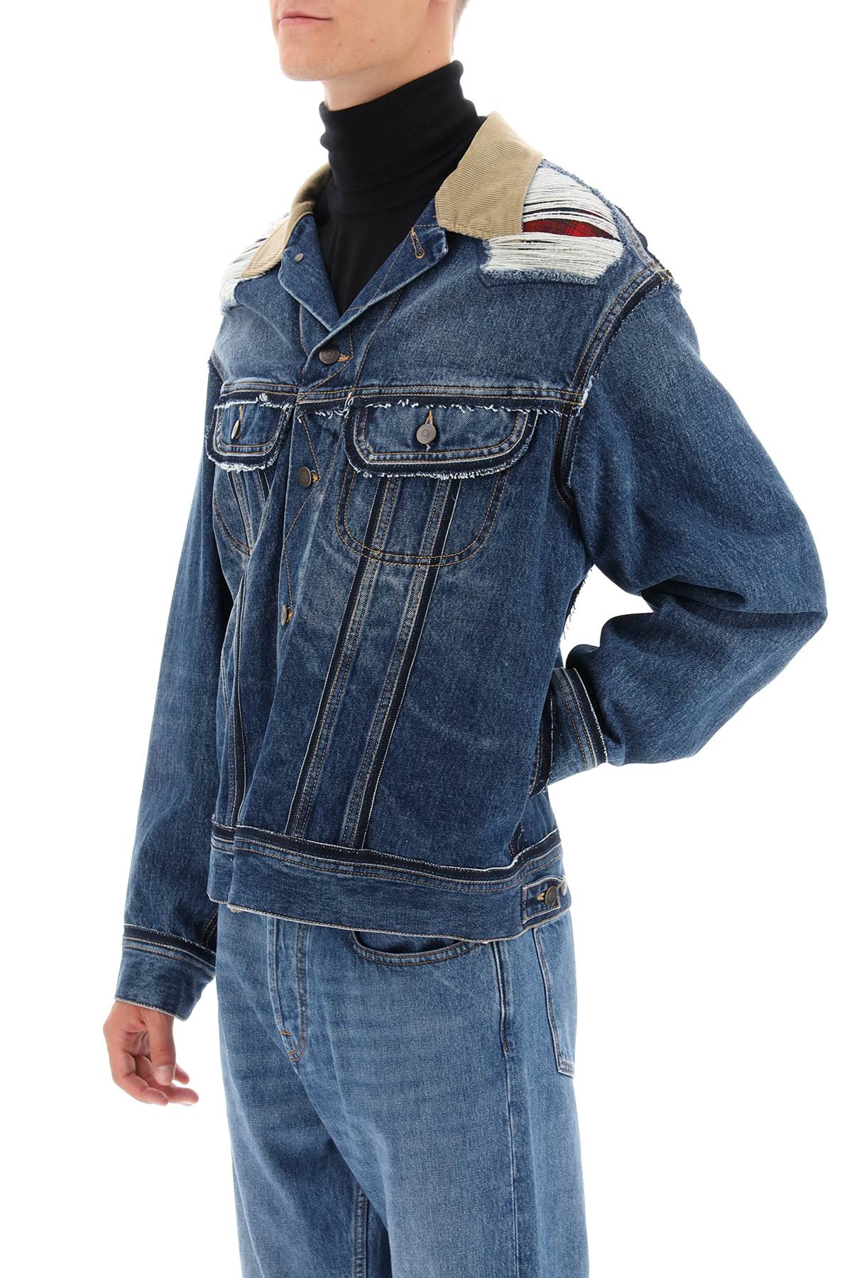 Maison Margiela Maison margiela décortiqué denim jacket