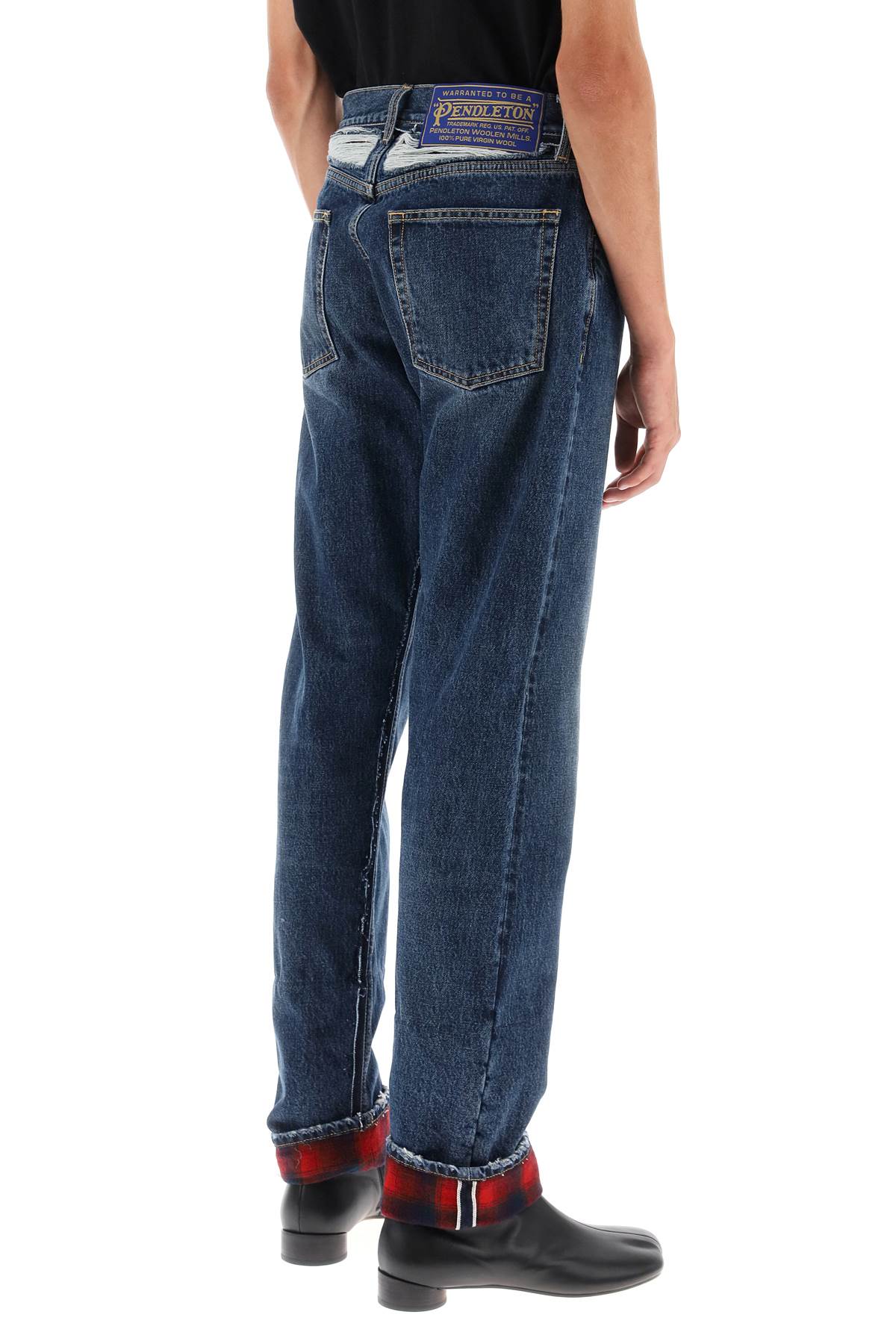 Maison Margiela Maison margiela pendleton jeans with inserts