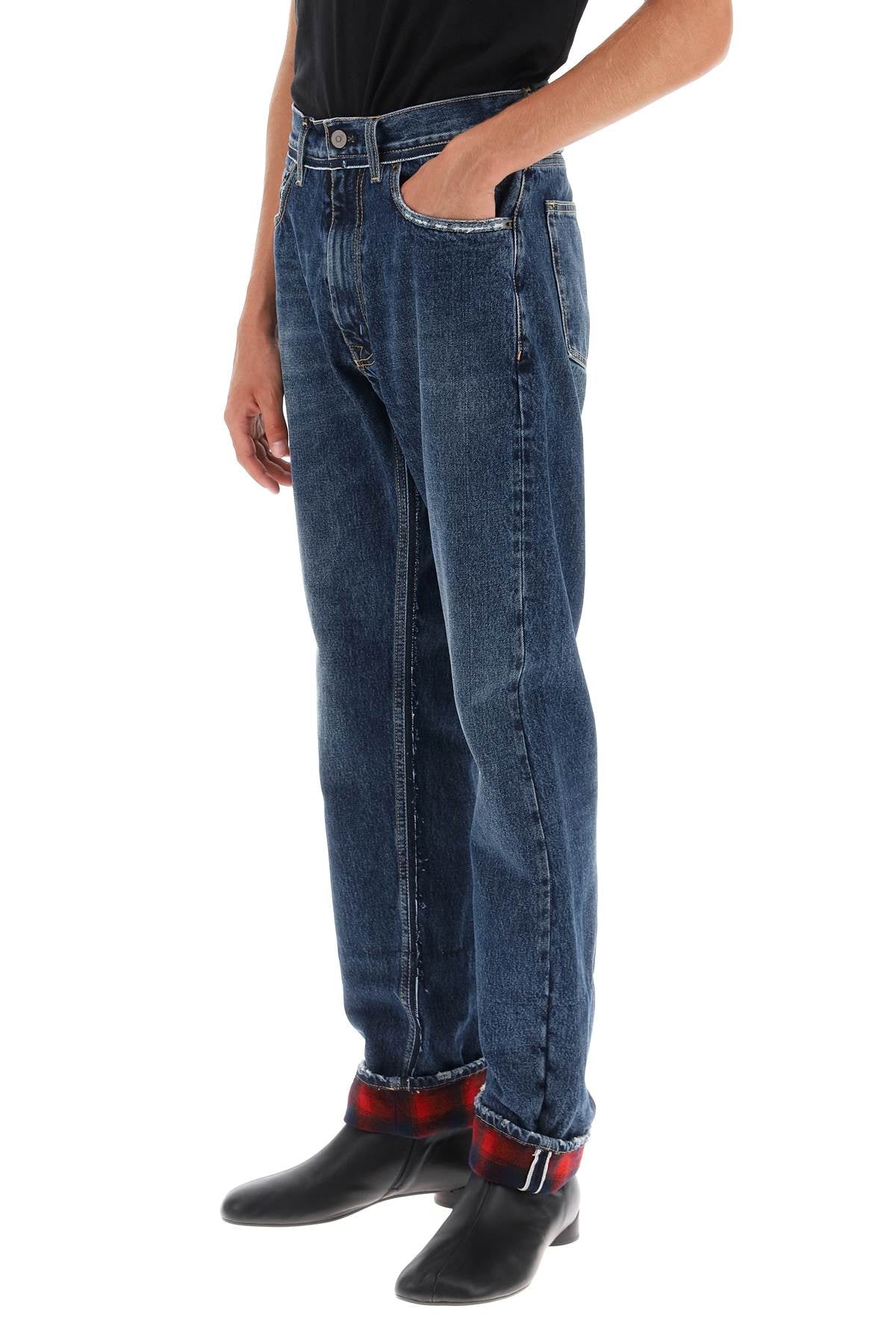 Maison Margiela Maison margiela pendleton jeans with inserts