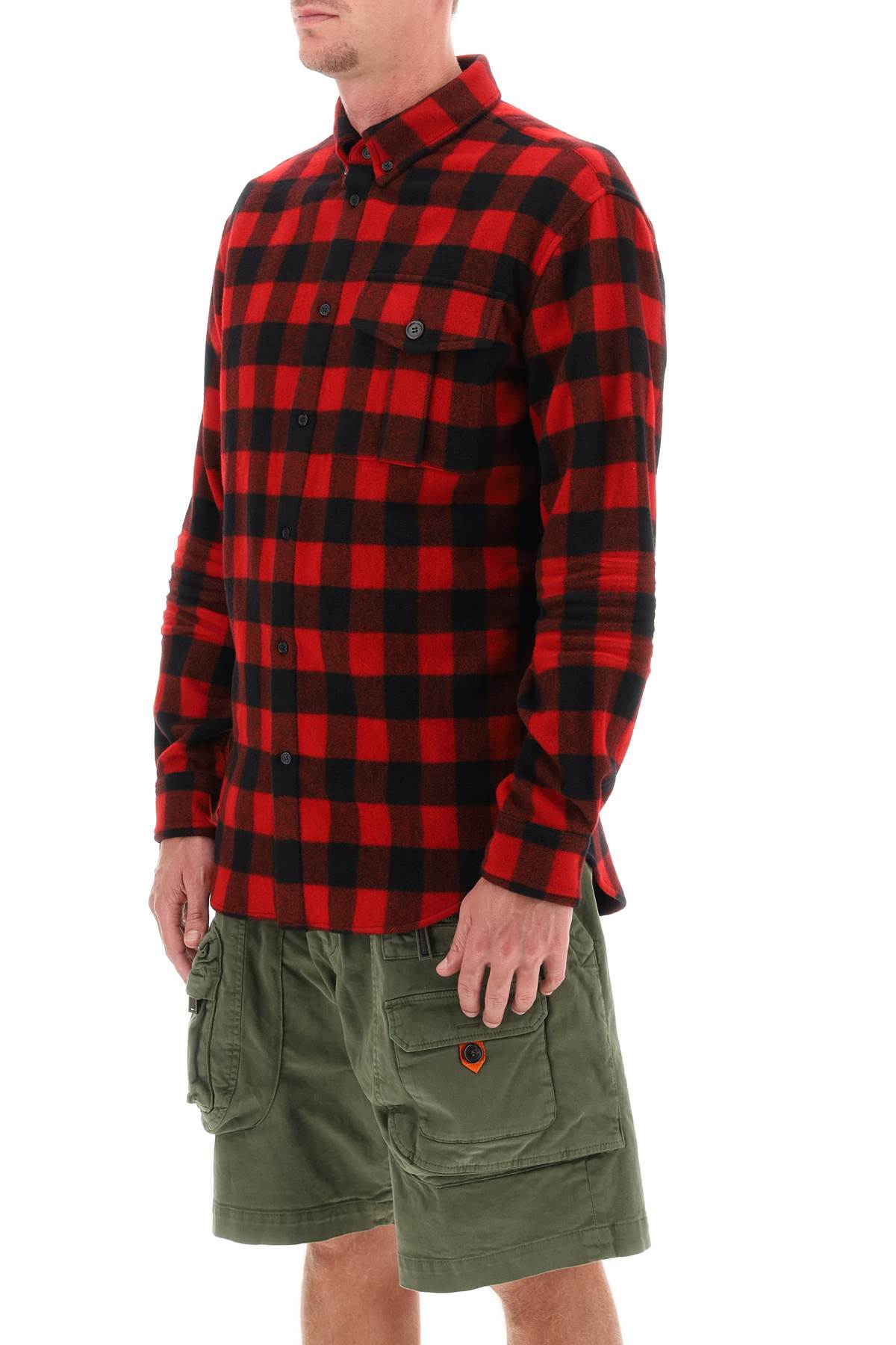 Dsquared2 Dsquared2 shirt with check motif and back logo