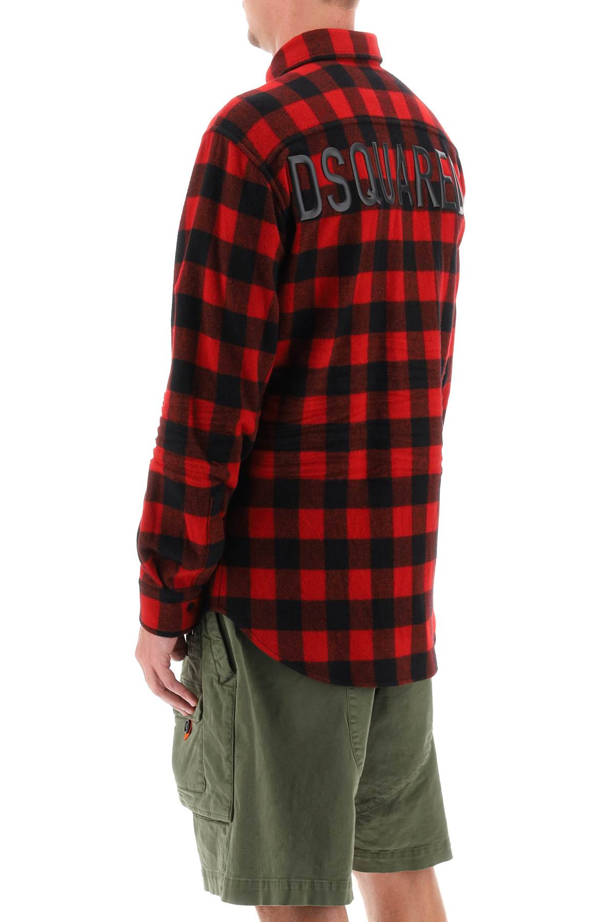 Dsquared2 Dsquared2 shirt with check motif and back logo