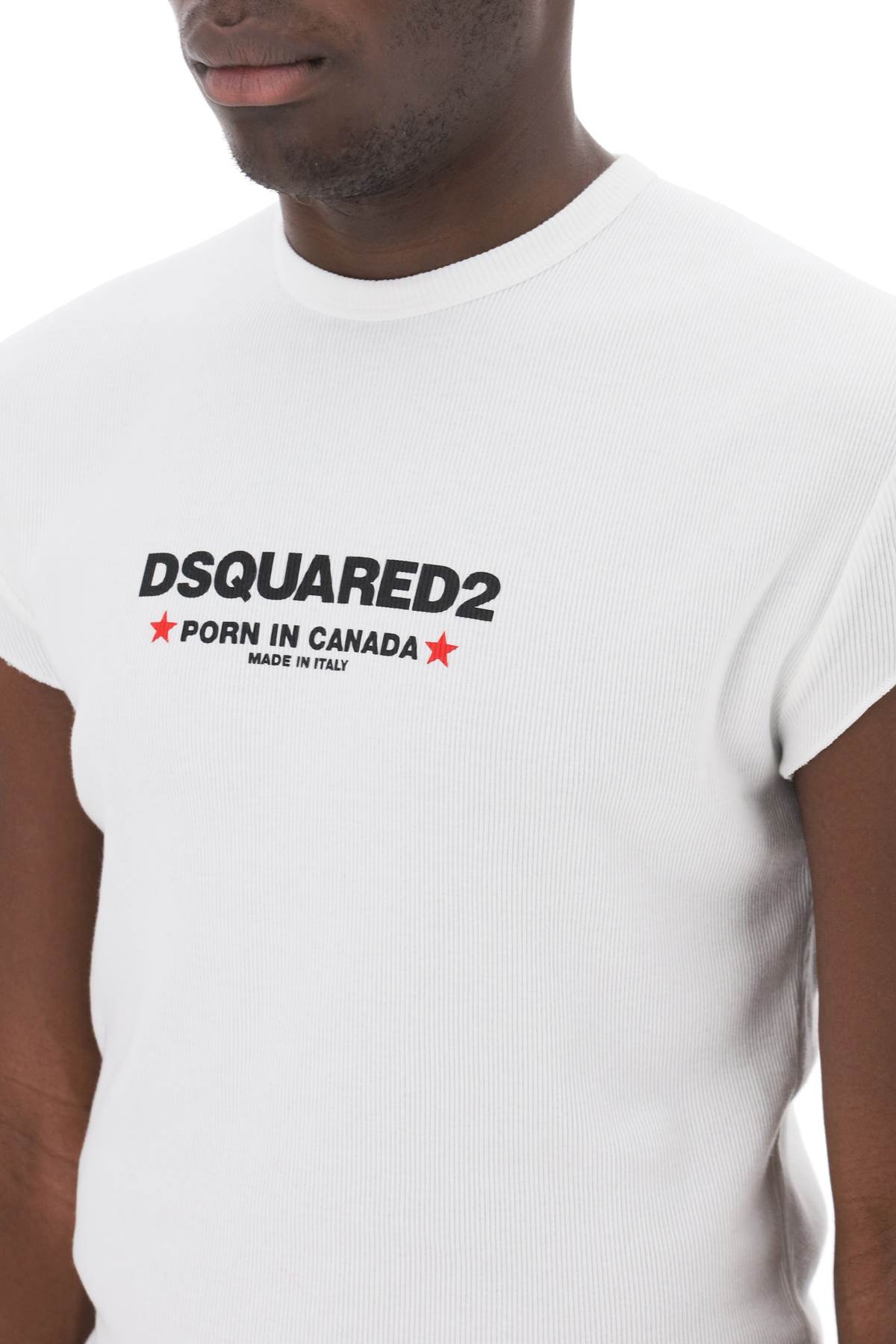 Dsquared2 Dsquared2 تيشيرت مضلع بقصة ضيقة