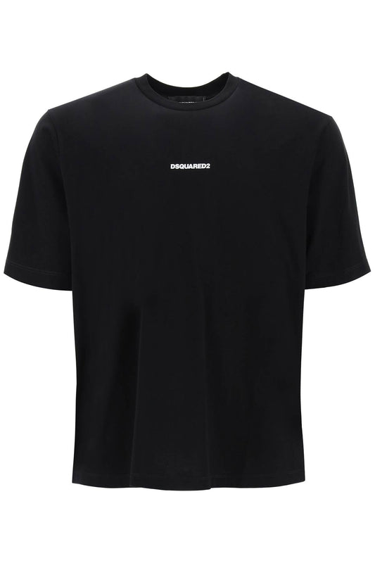 Dsquared2 Dsquared2 t-shirt slouch fit con stampa logo