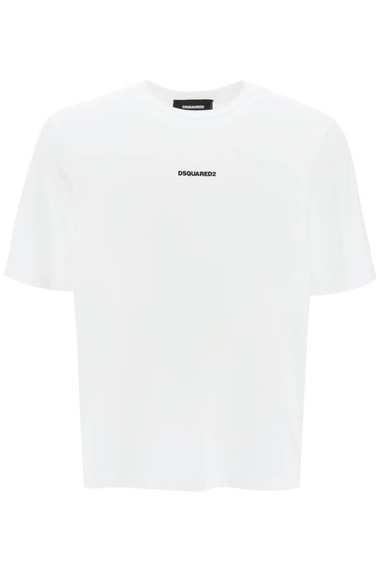 Dsquared2 Dsquared2 t-shirt slouch fit con stampa logo