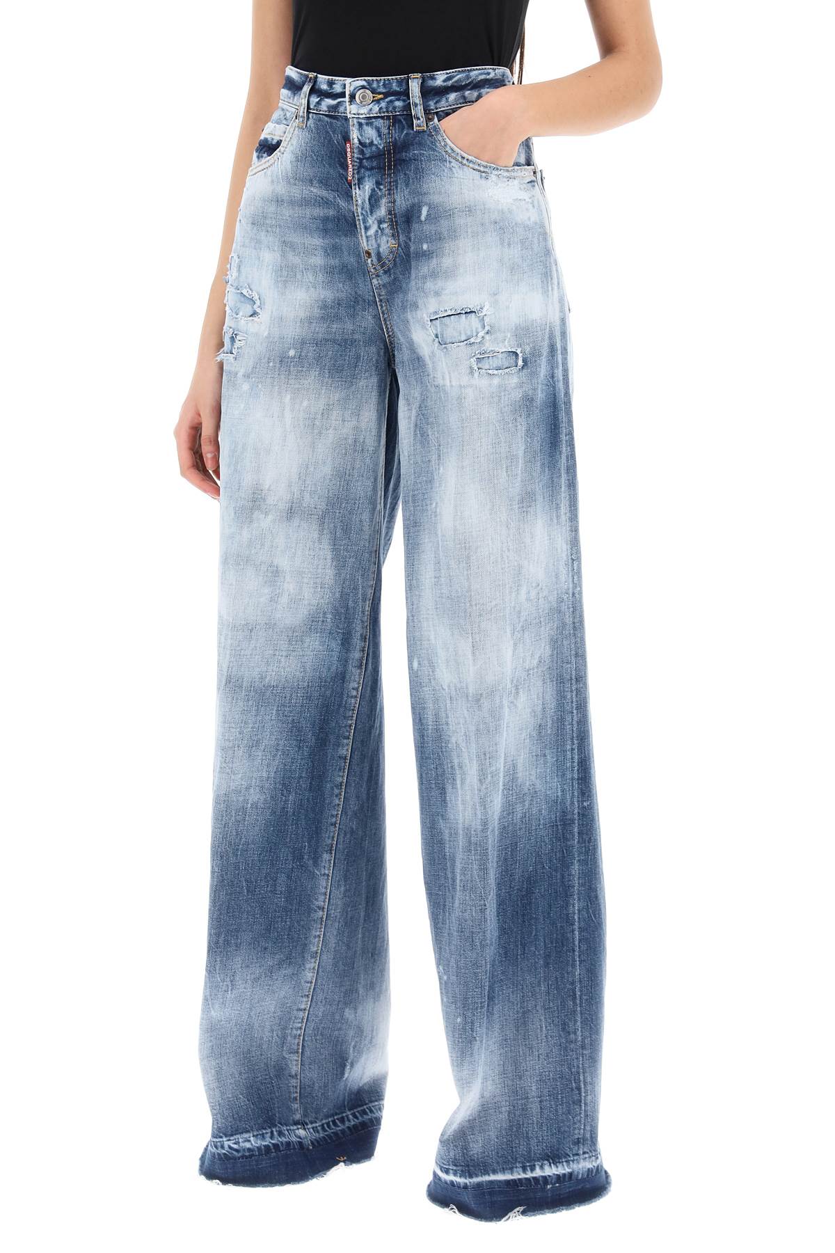 Dsquared2 Dsquared2 traveller jeans in light everglades wash