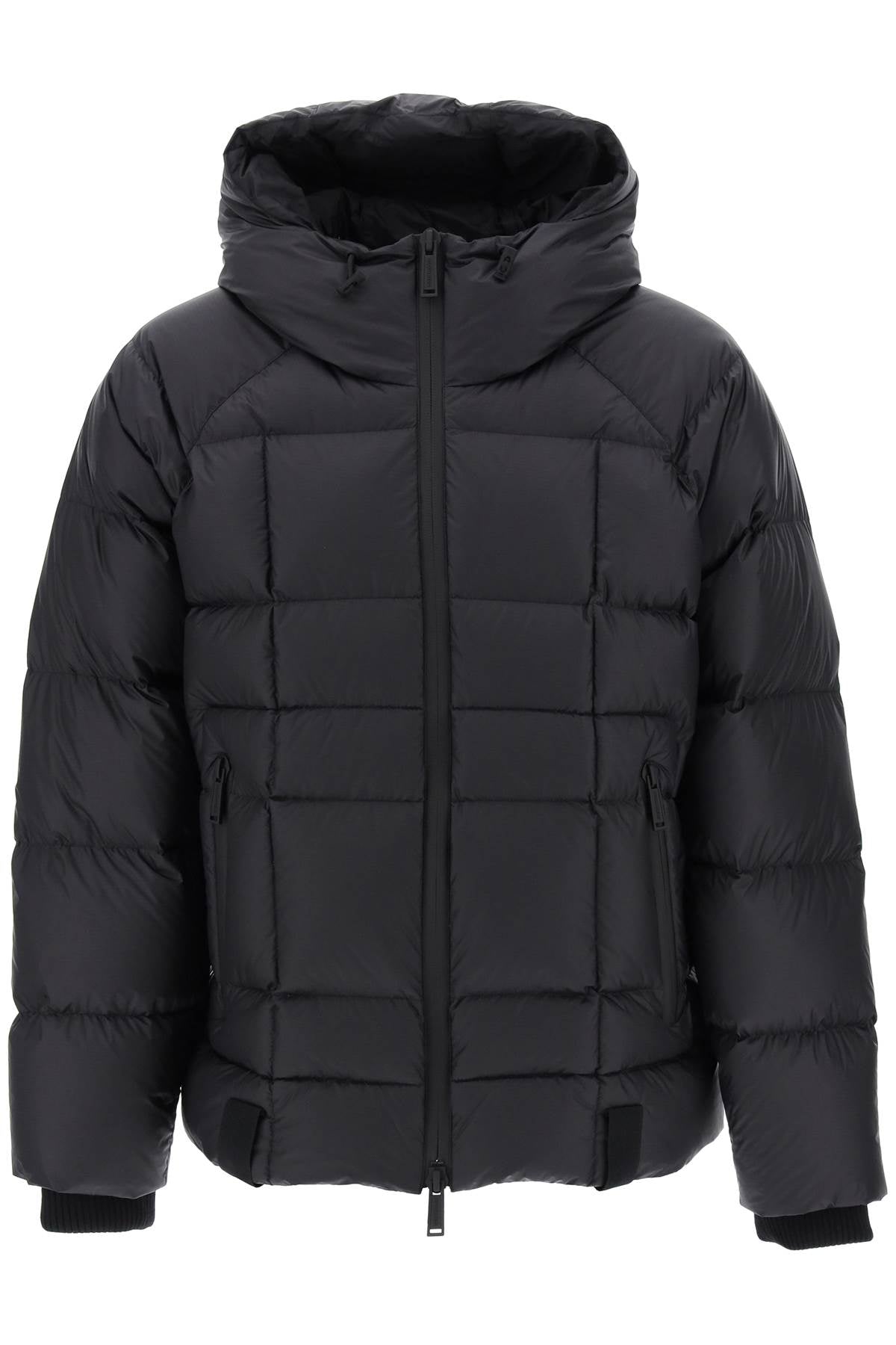 Dsquared2 Dsquared2 logo print hooded down jacket