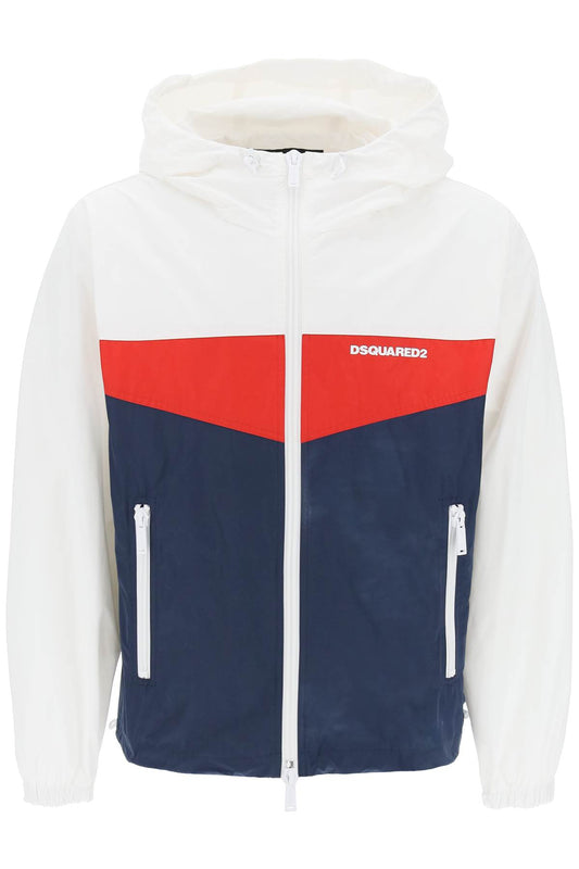 Dsquared2 Dsquared2 color block windbreaker jacket