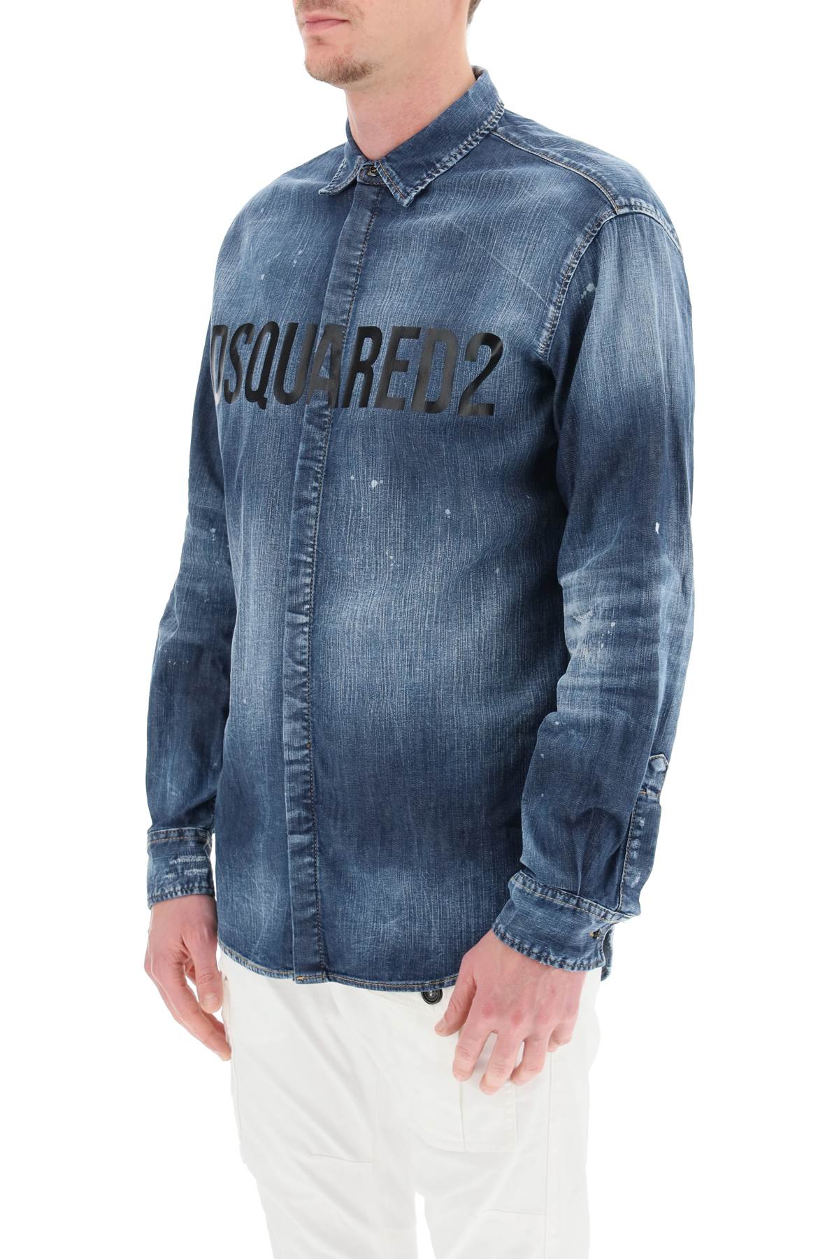 Dsquared2 Dsquared2 dan d2 قميص جينز مريح