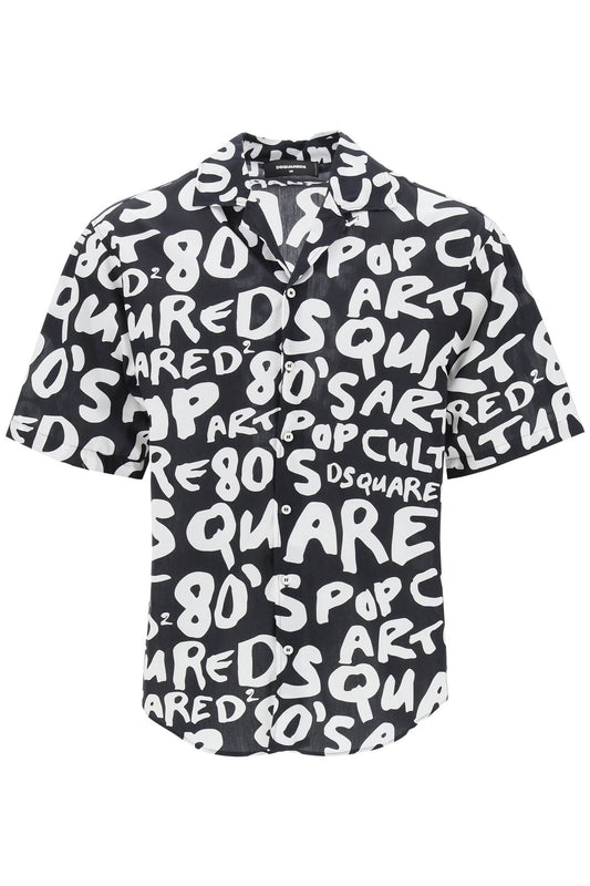 Dsquared2 Dsquared2 popo 80's bowling shirt