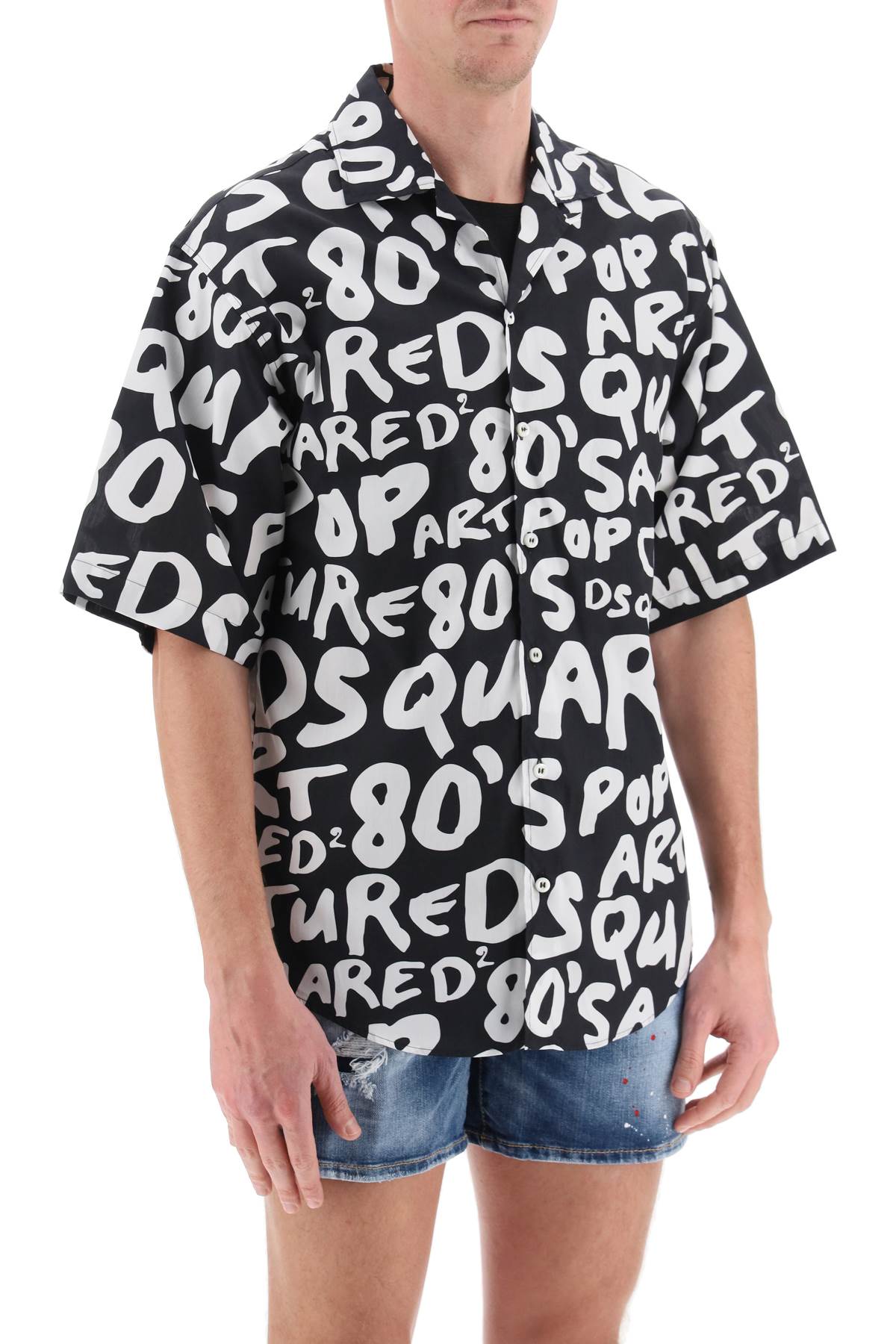 Dsquared2 Dsquared2 popo 80's bowling shirt