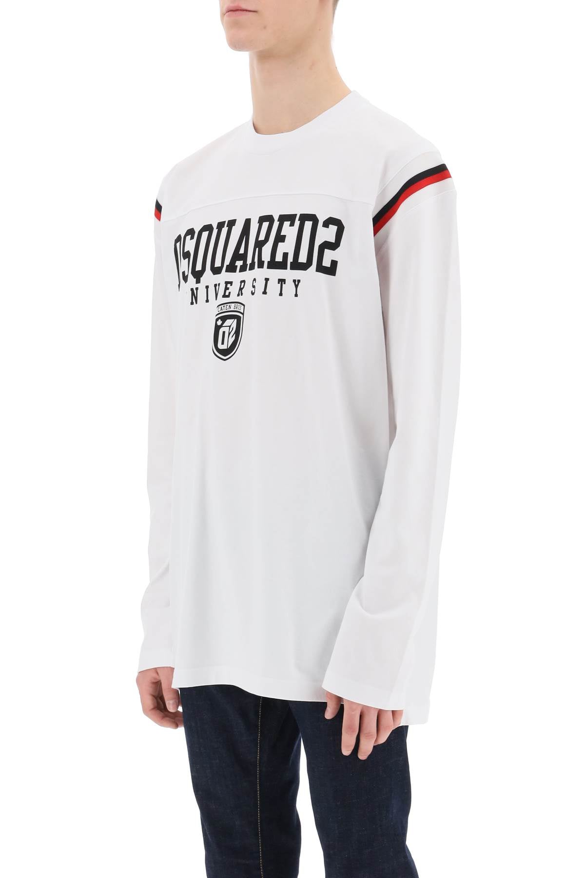 Dsquared2 Dsquared2 long-sleeved varsity t-shirt