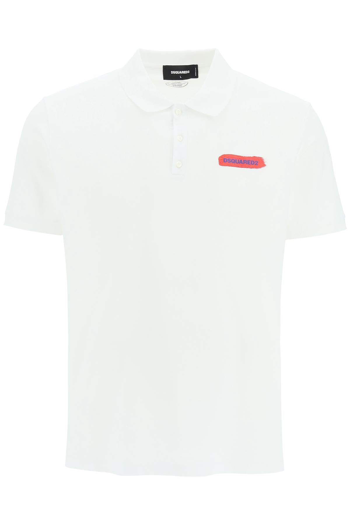 Dsquared2 Dsquared2 logo cotton polo shirt