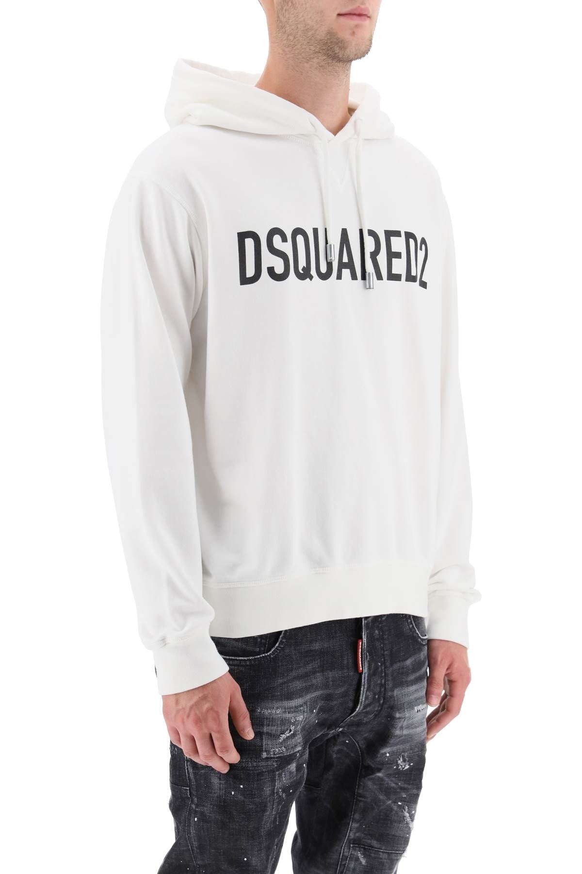 Dsquared2 هودي بطبعة شعار Dsquared2