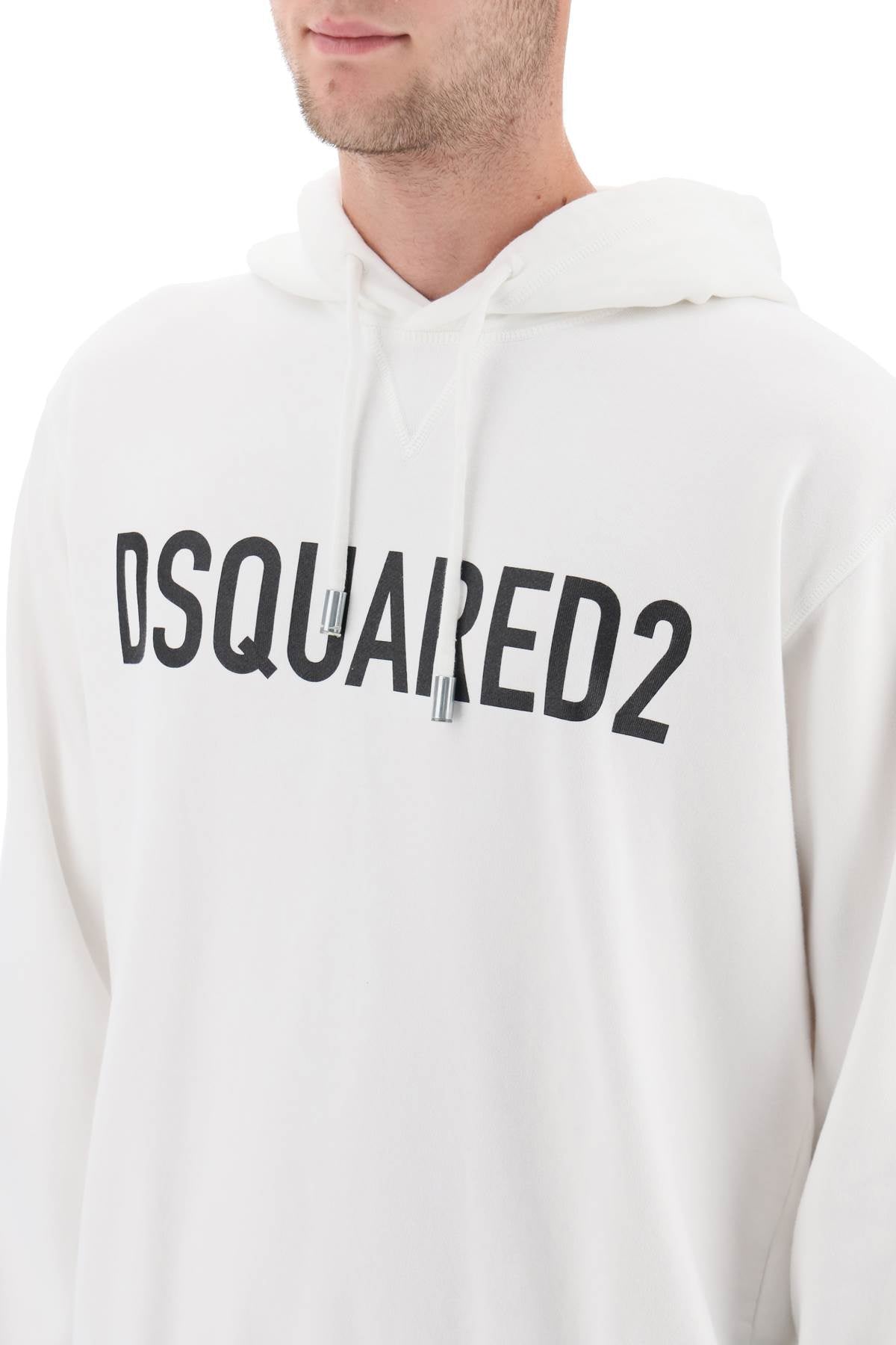 Dsquared2 هودي بطبعة شعار Dsquared2